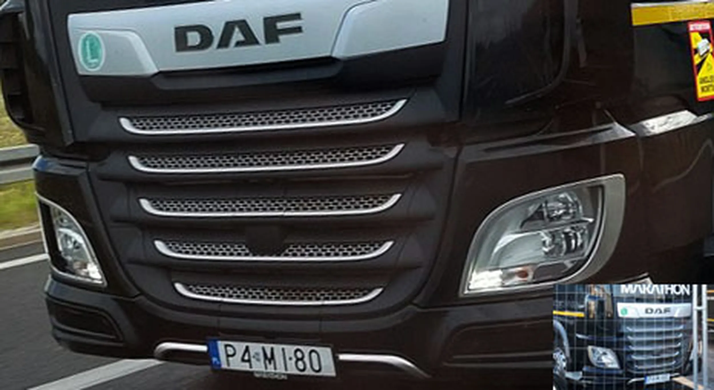 Fajny numer, blacha P4 MI80