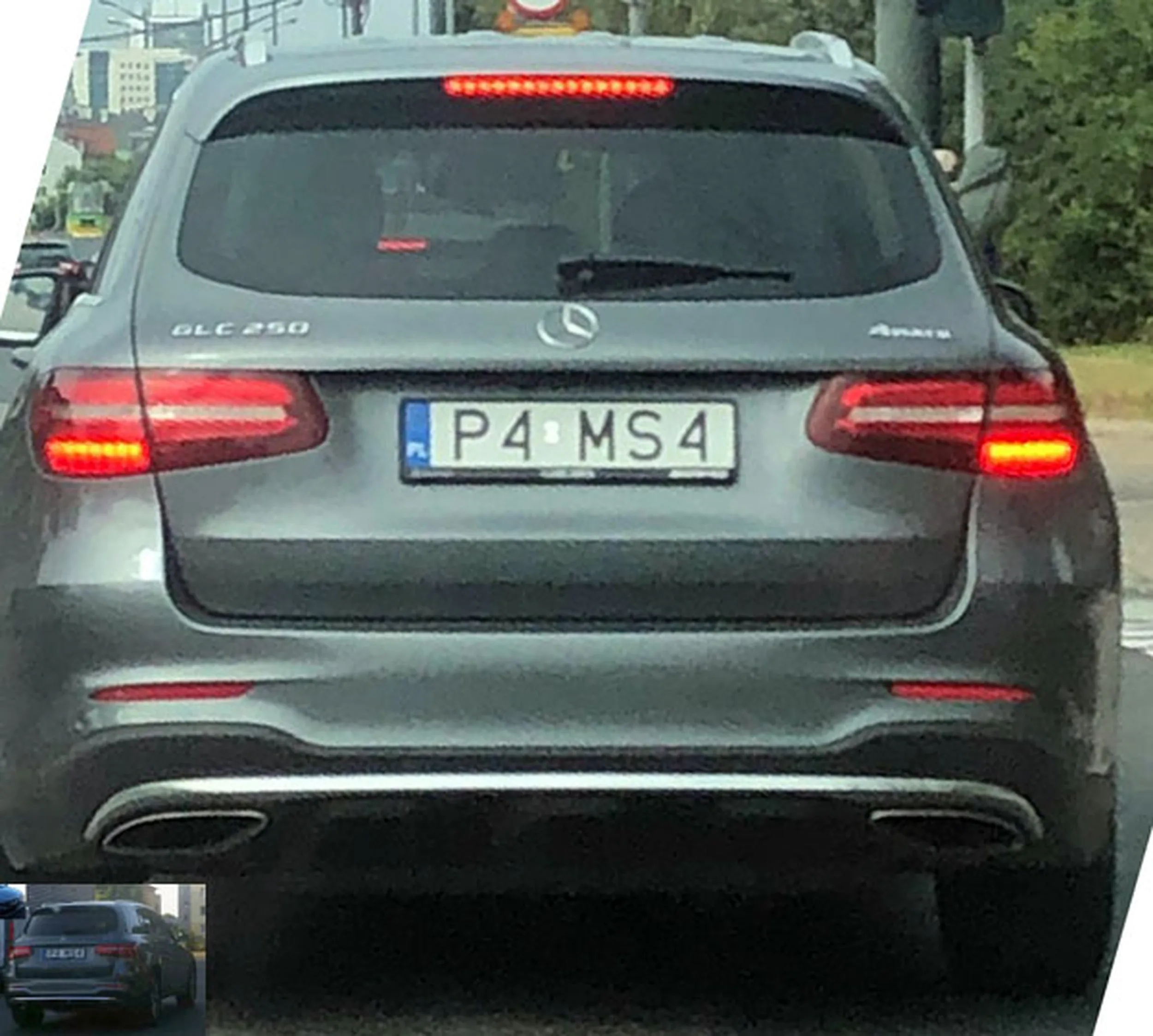 Fajny numer, blacha P4 MS4