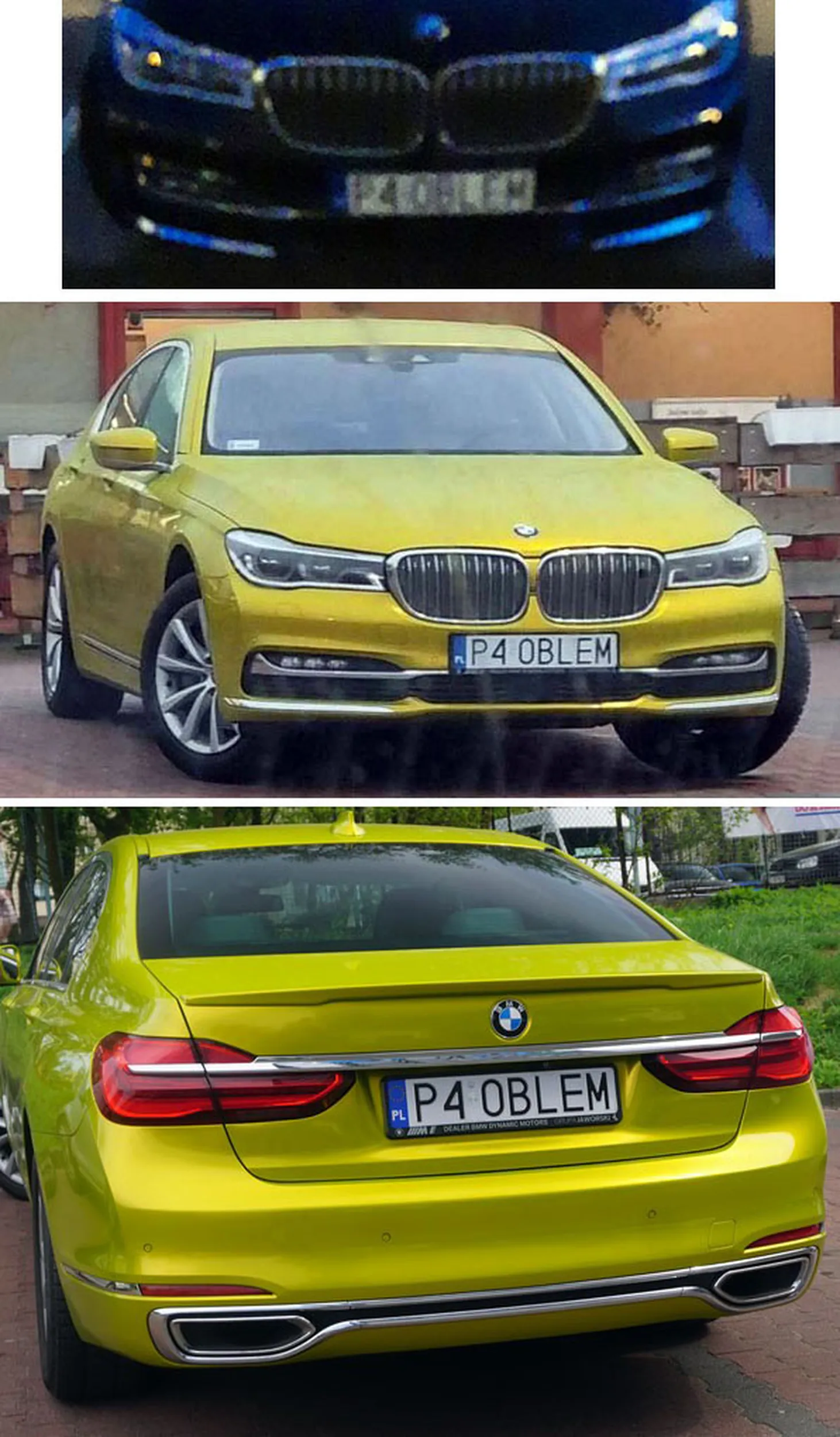 Fajny numer, blacha P4 OBLEM