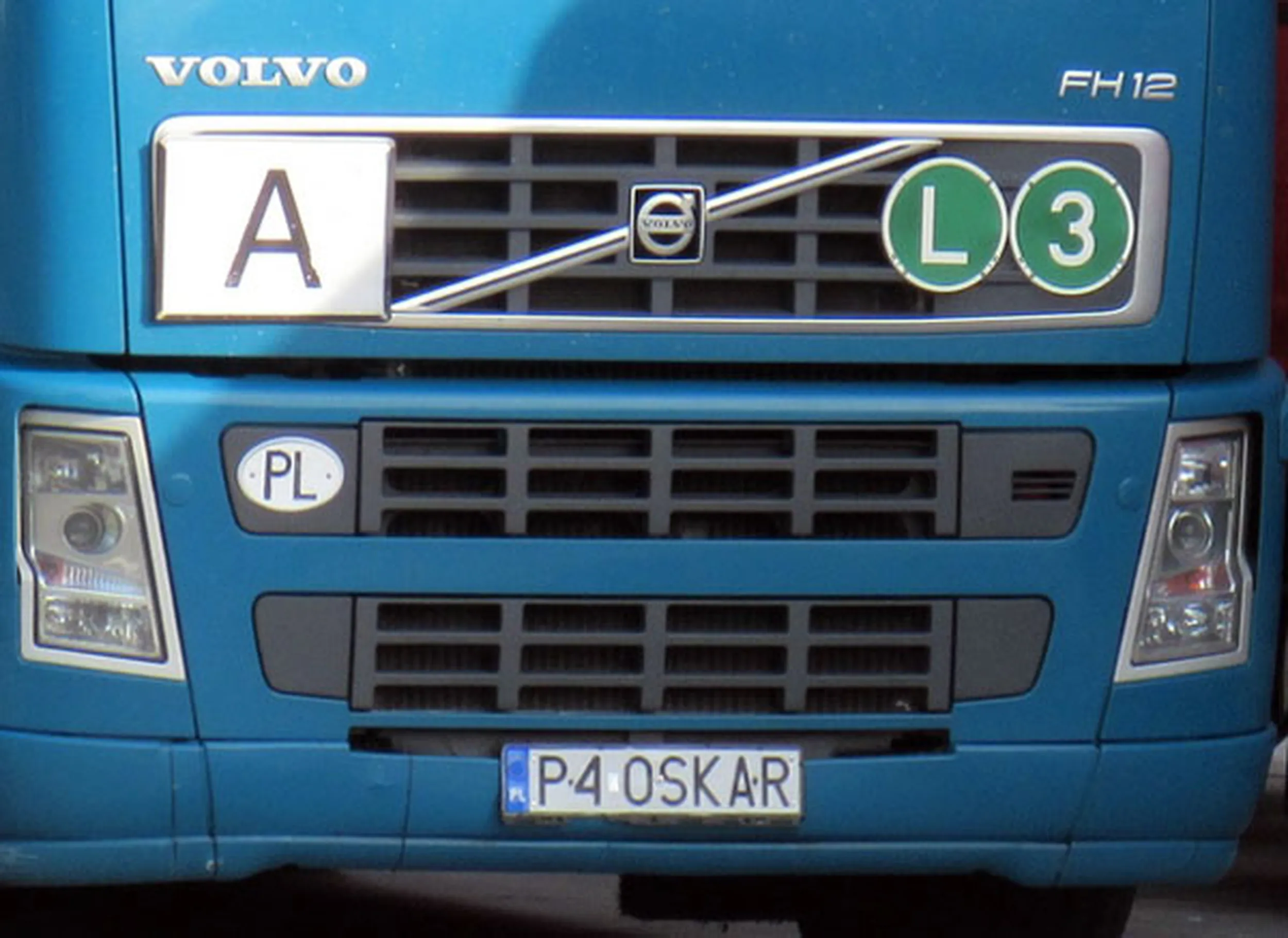 Fajny numer, blacha P4 OSKAR