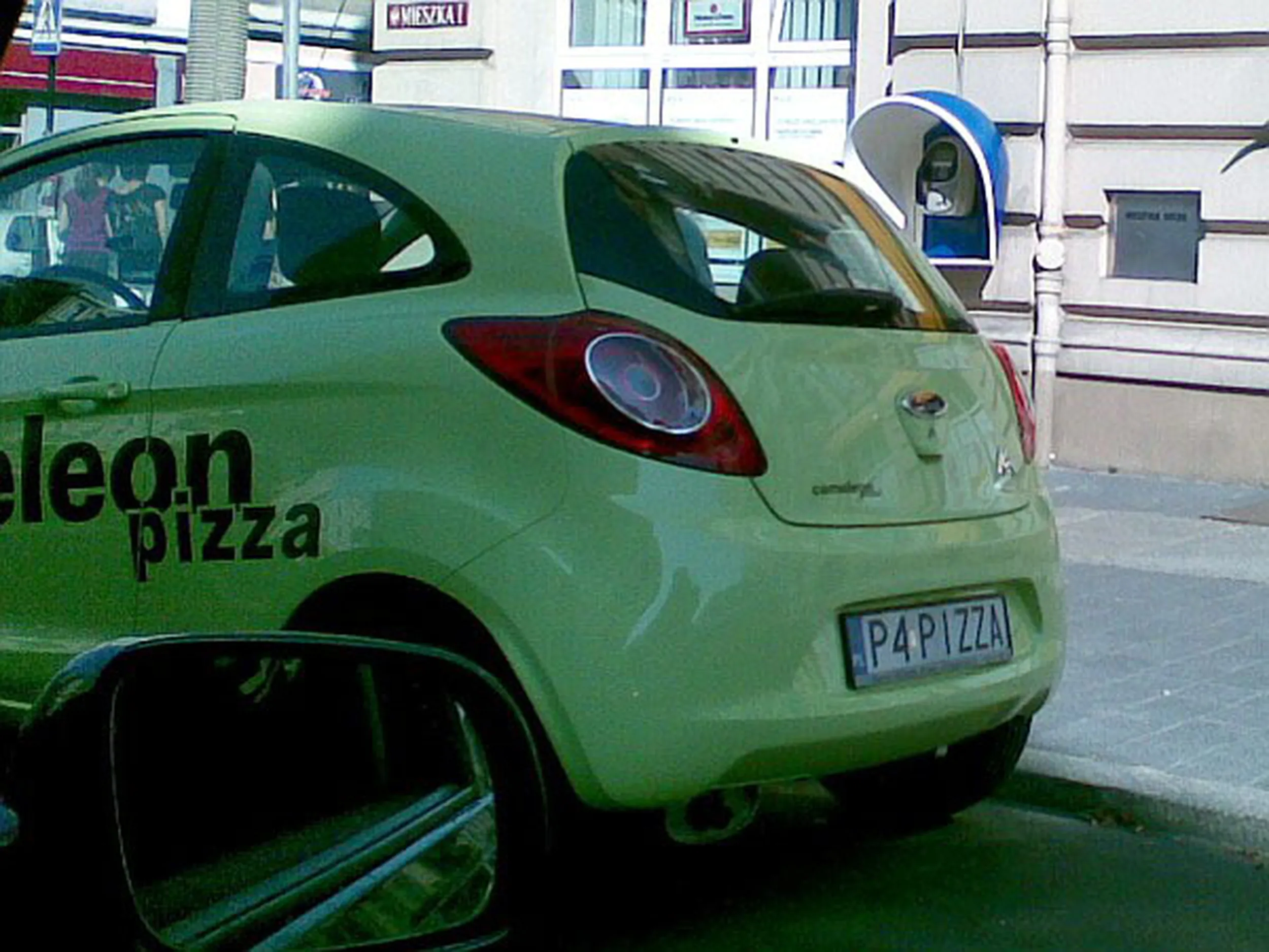 Fajny numer, blacha P4 PIZZA