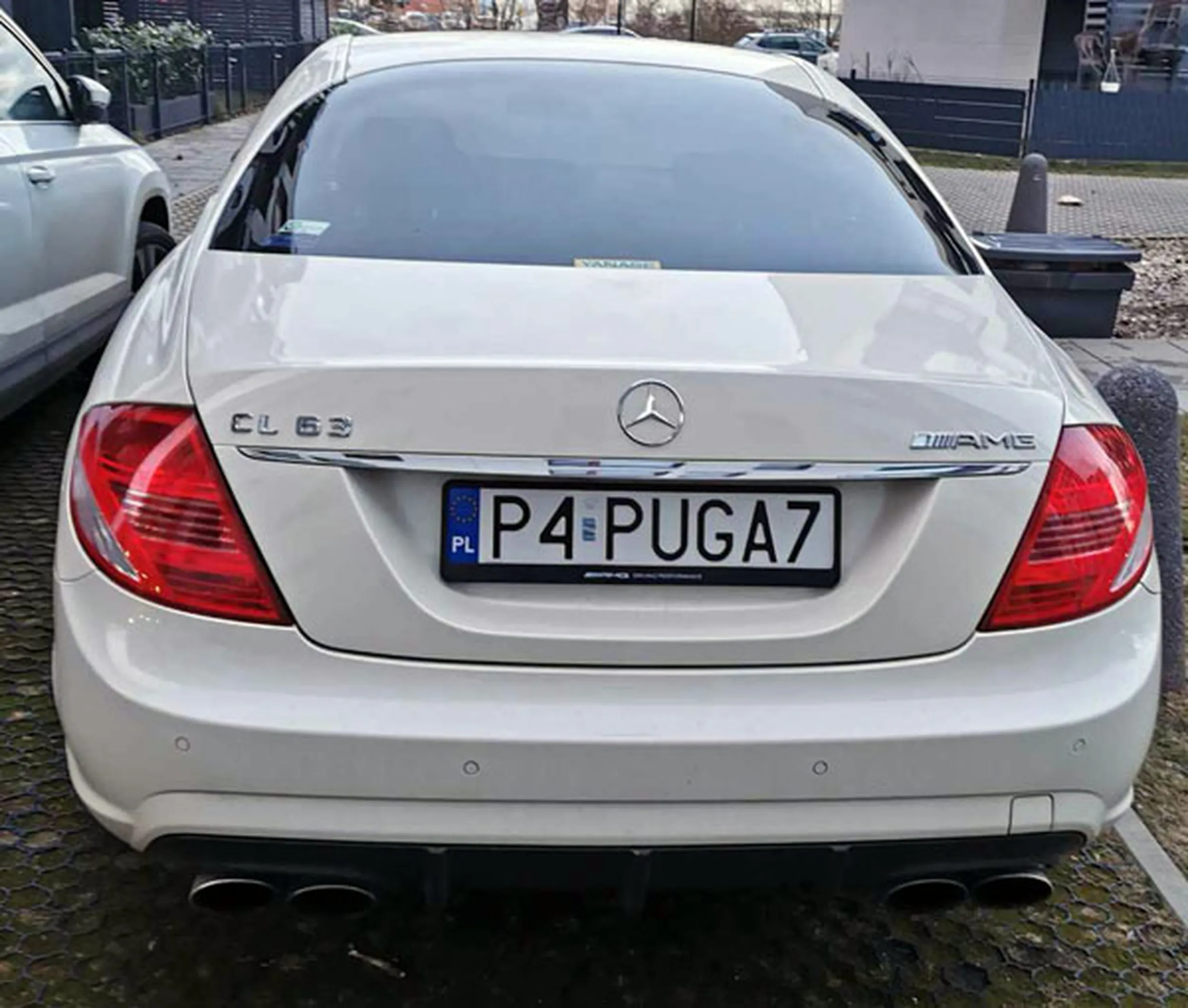 Fajny numer, blacha P4 PUGA7