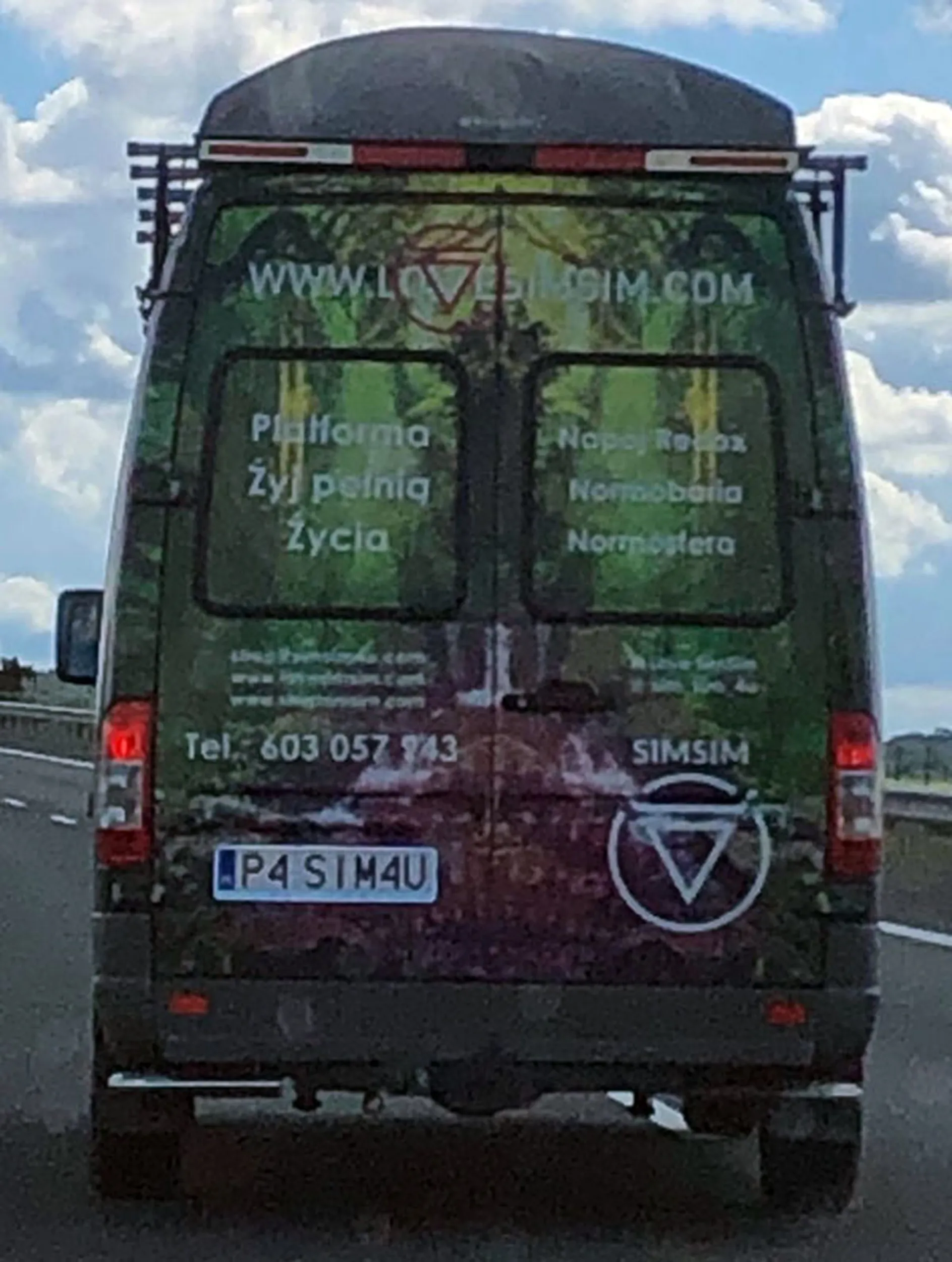 Fajny numer, blacha P4 SIM4U