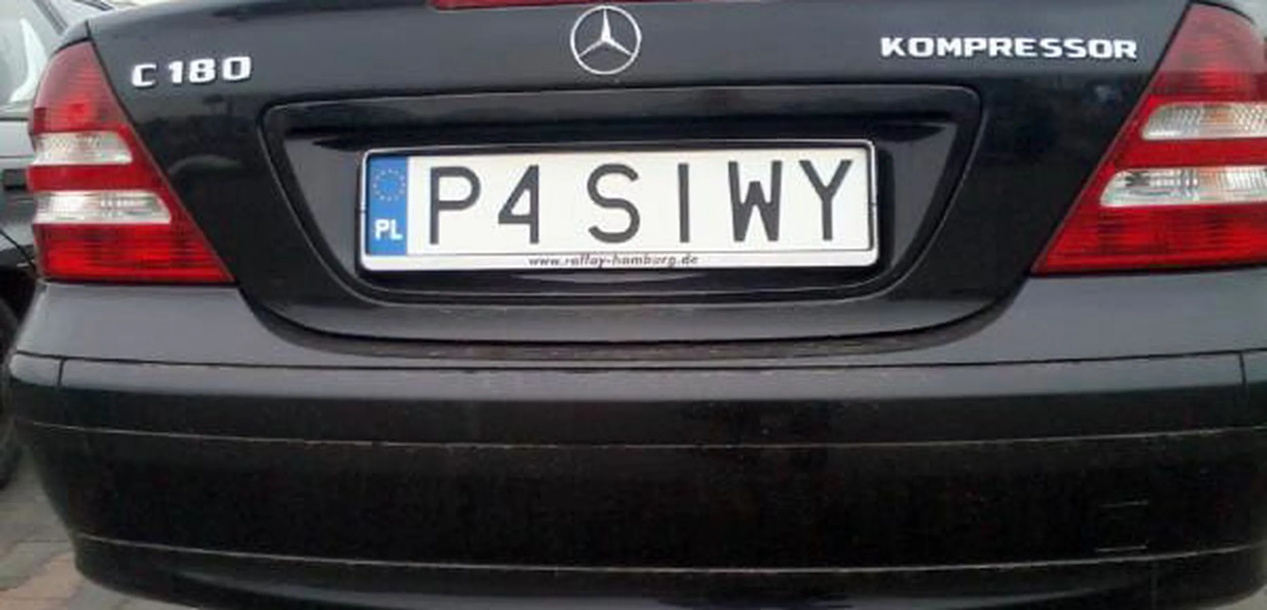 Fajny numer, blacha P4 SIWY