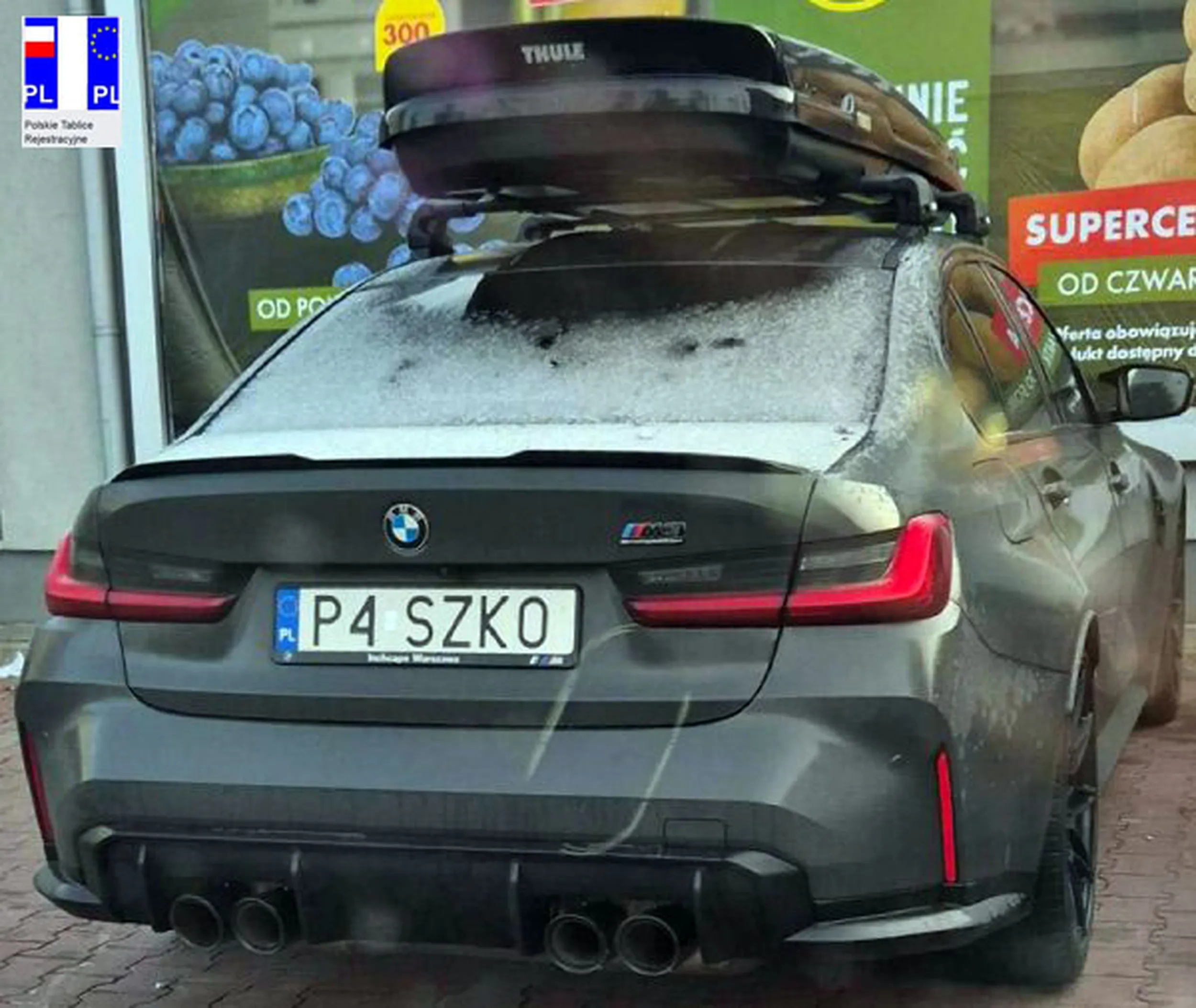 Fajny numer, blacha P4 SZKO