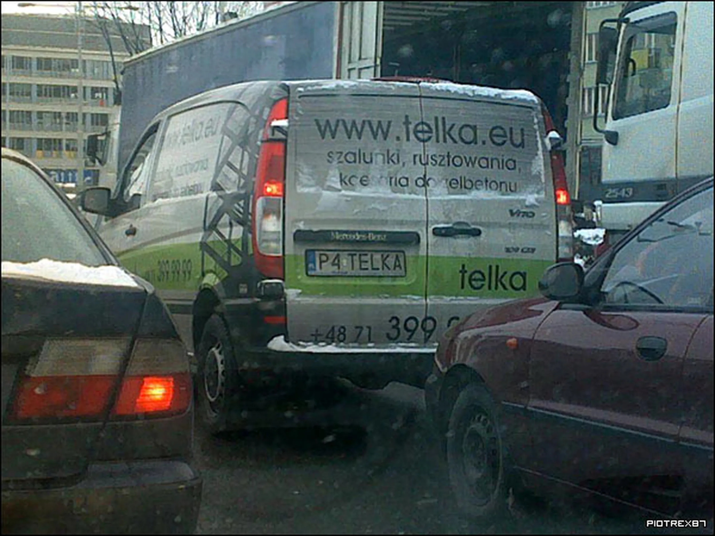 Fajny numer, blacha P4 TELKA