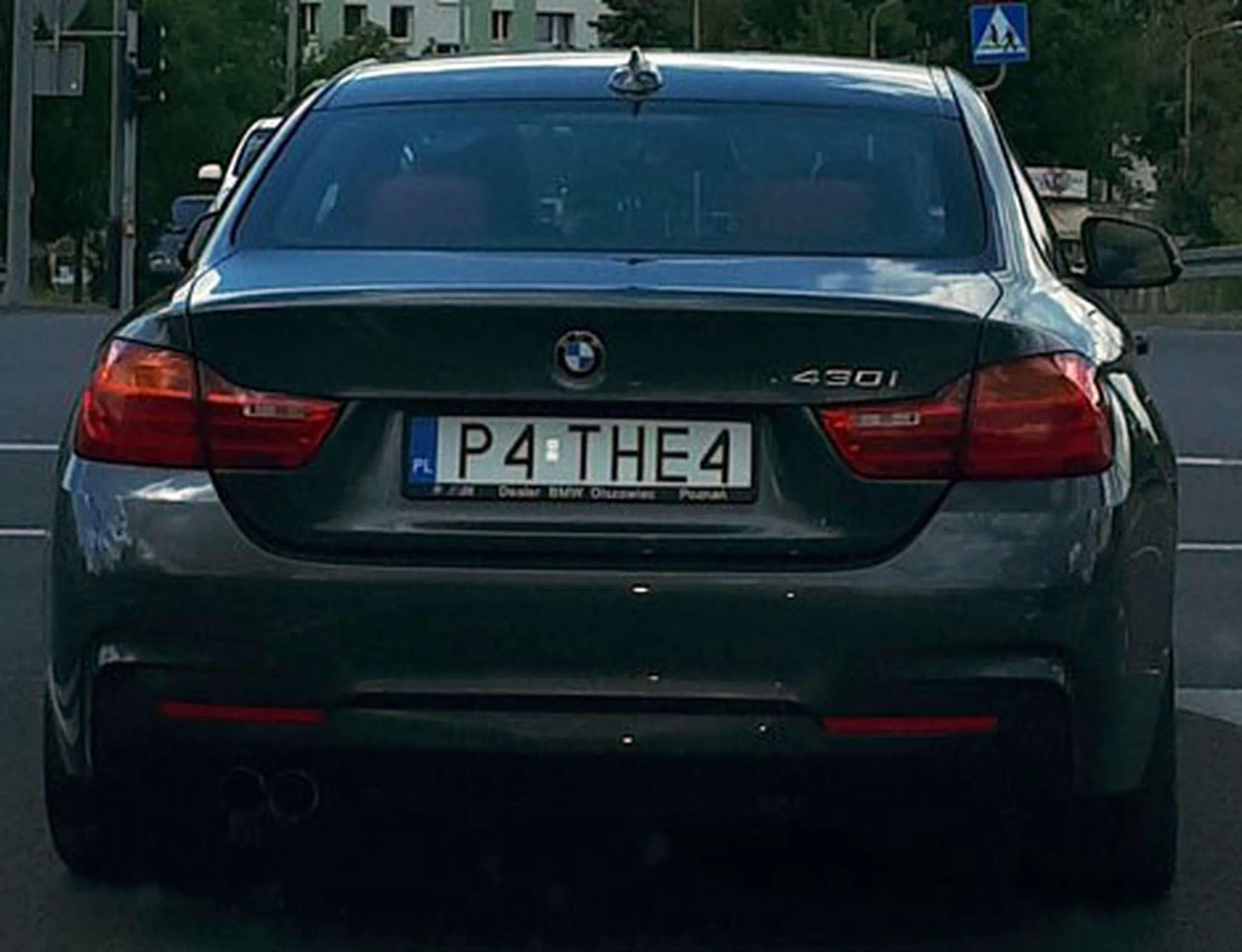 Fajny numer, blacha P4 THE4