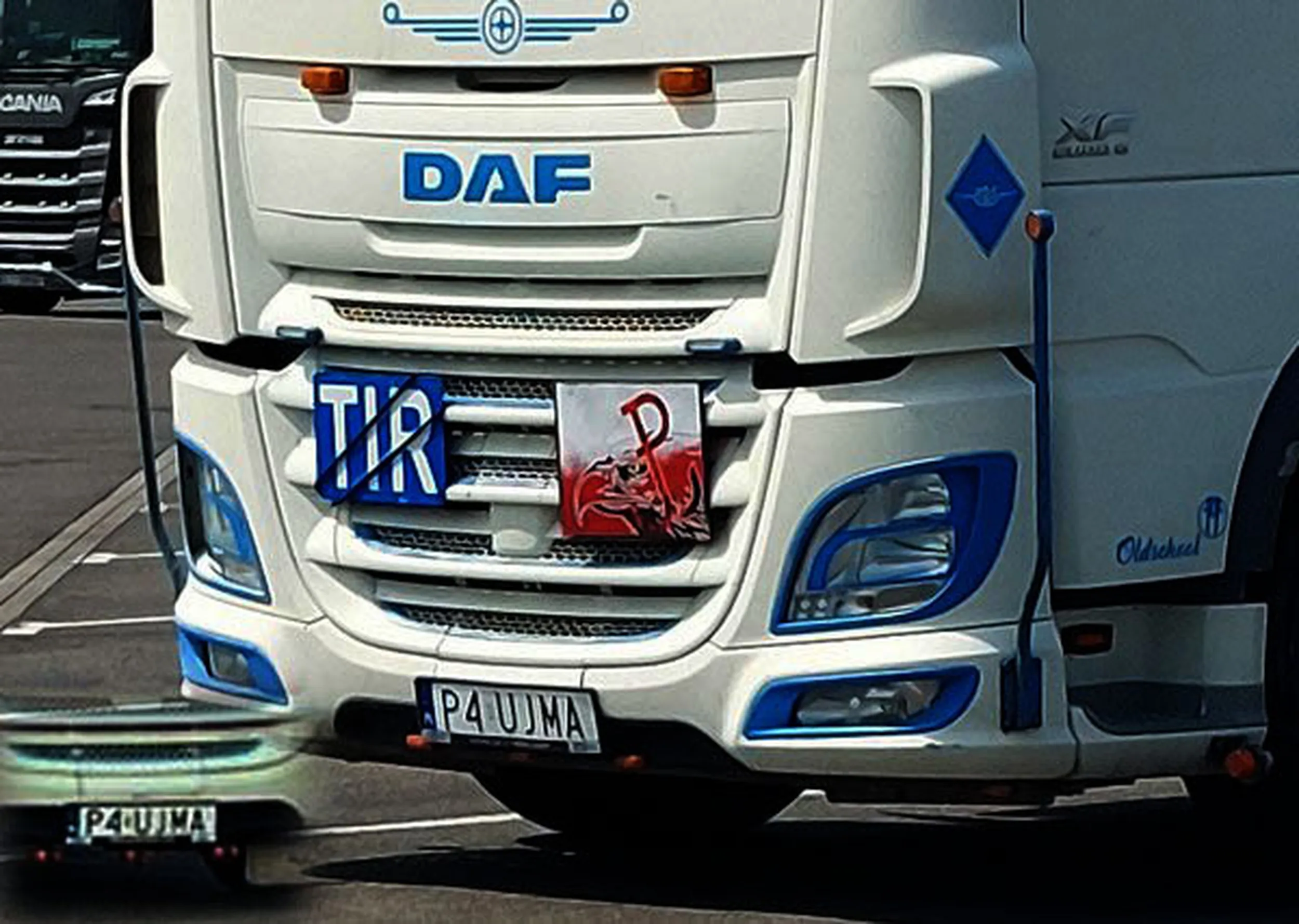 Fajny numer, blacha P4 UJMA