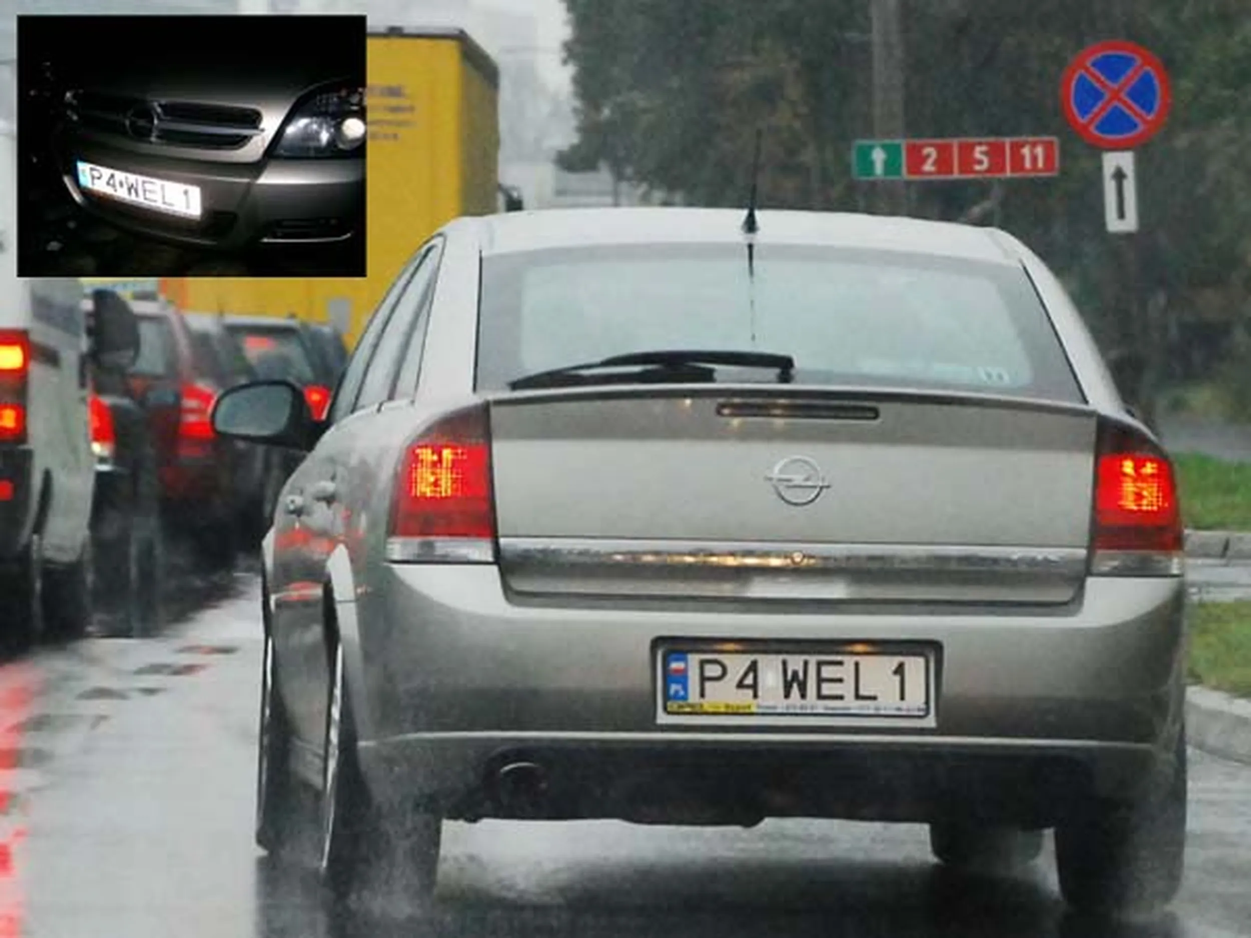 Fajny numer, blacha P4 WEL1