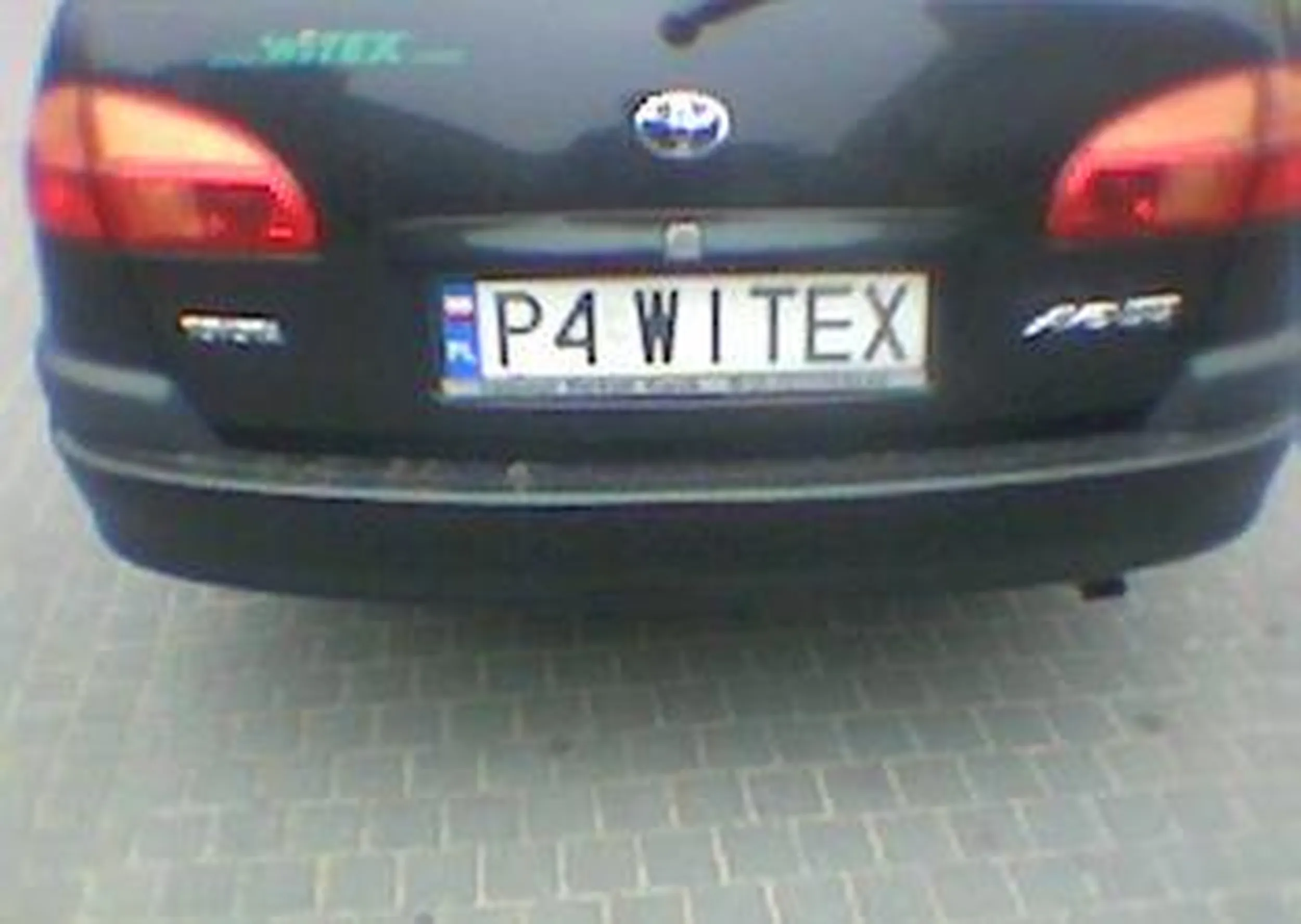 Fajny numer, blacha P4 WITEX
