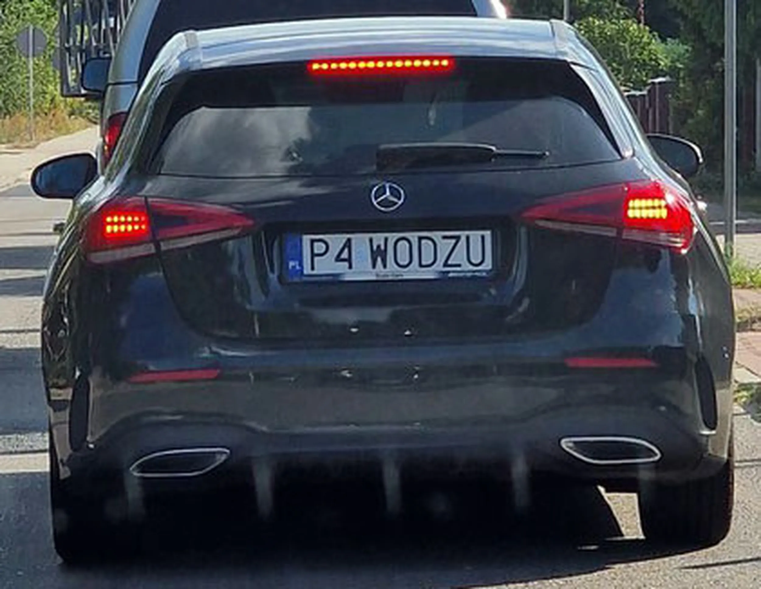 Fajny numer, blacha P4 WODZU