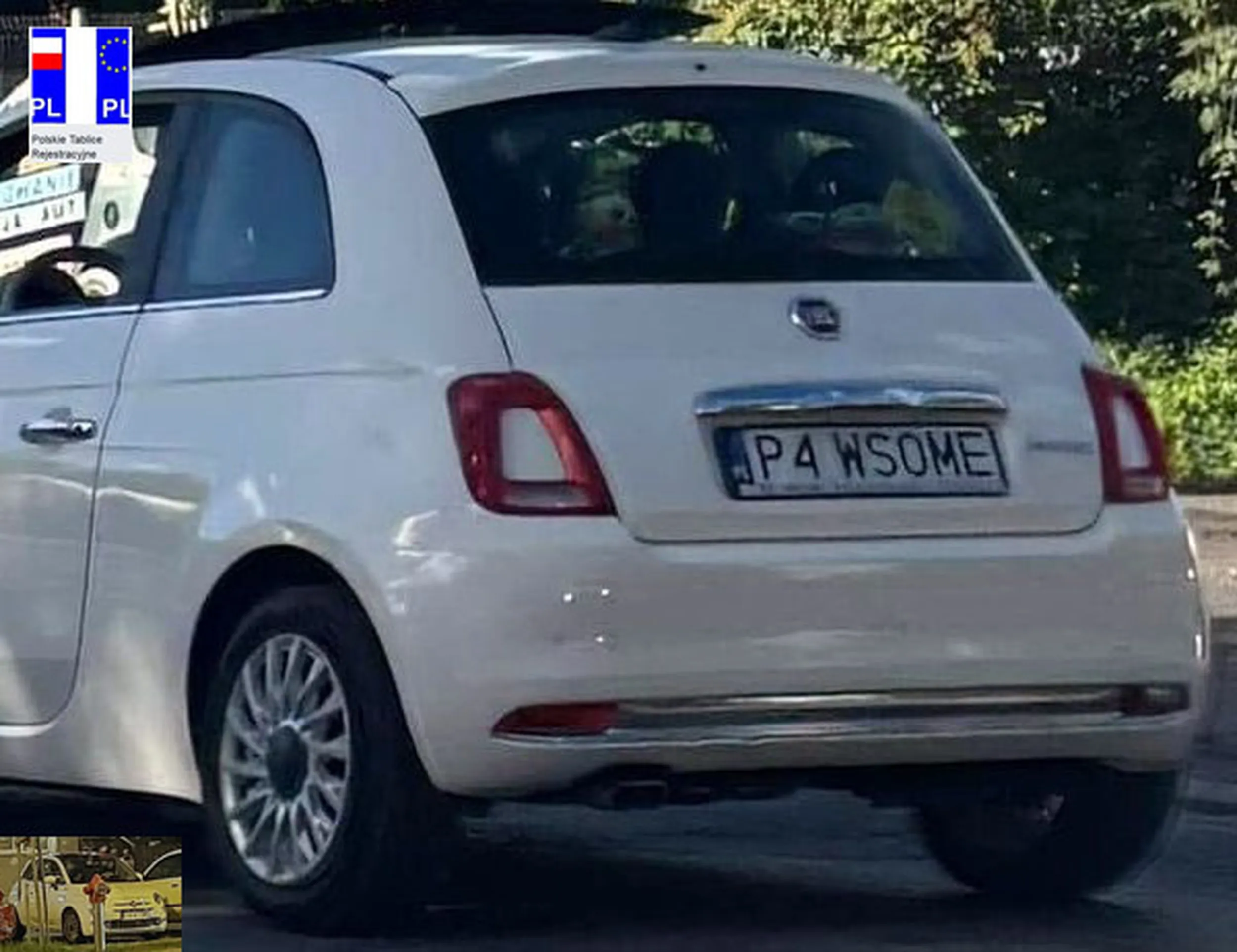 Fajny numer, blacha P4 WSOME