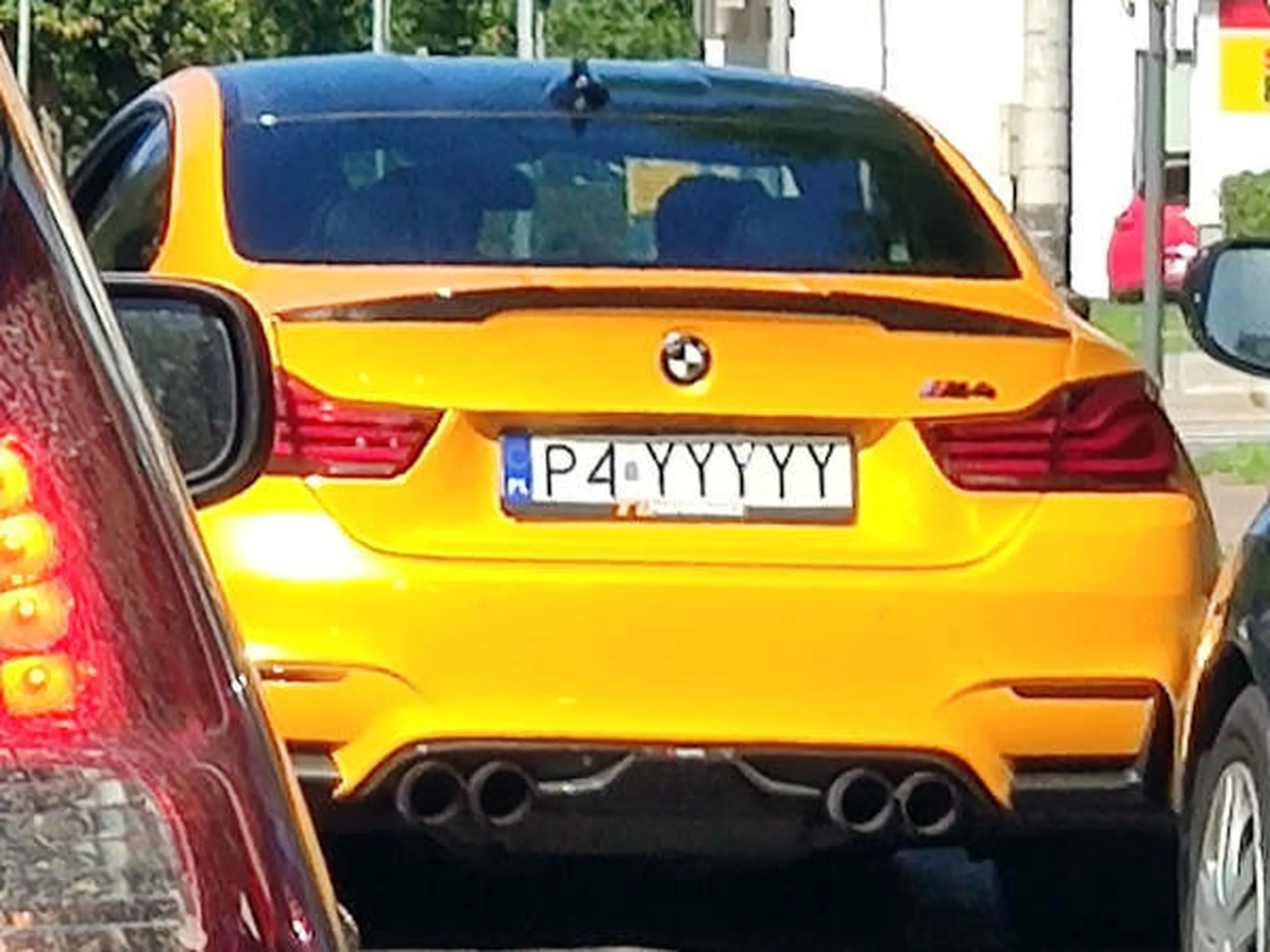 Fajny numer, blacha P4 YYYYY