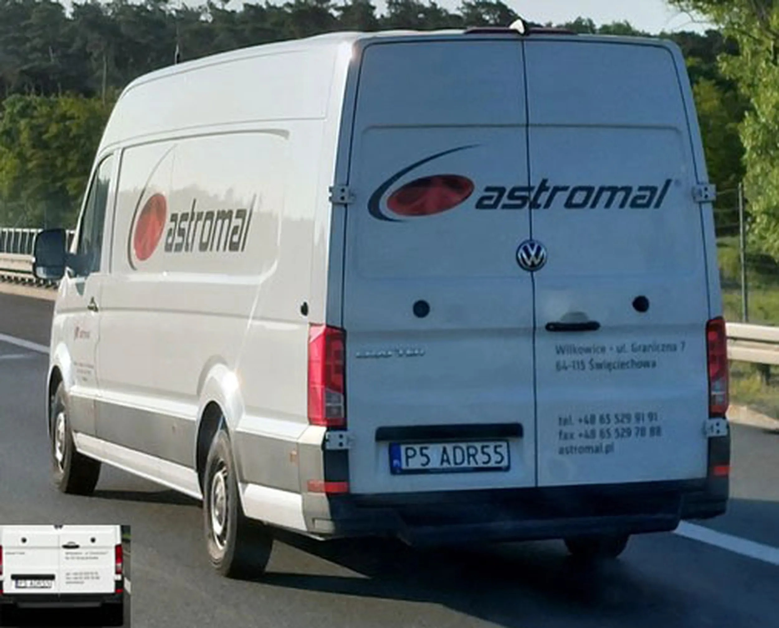 Fajny numer, blacha P5 ADR55