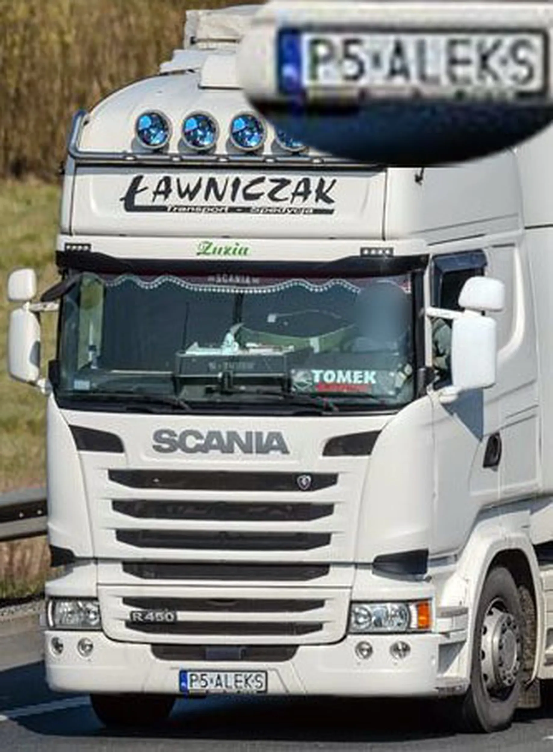 Fajny numer, blacha P5 ALEKS