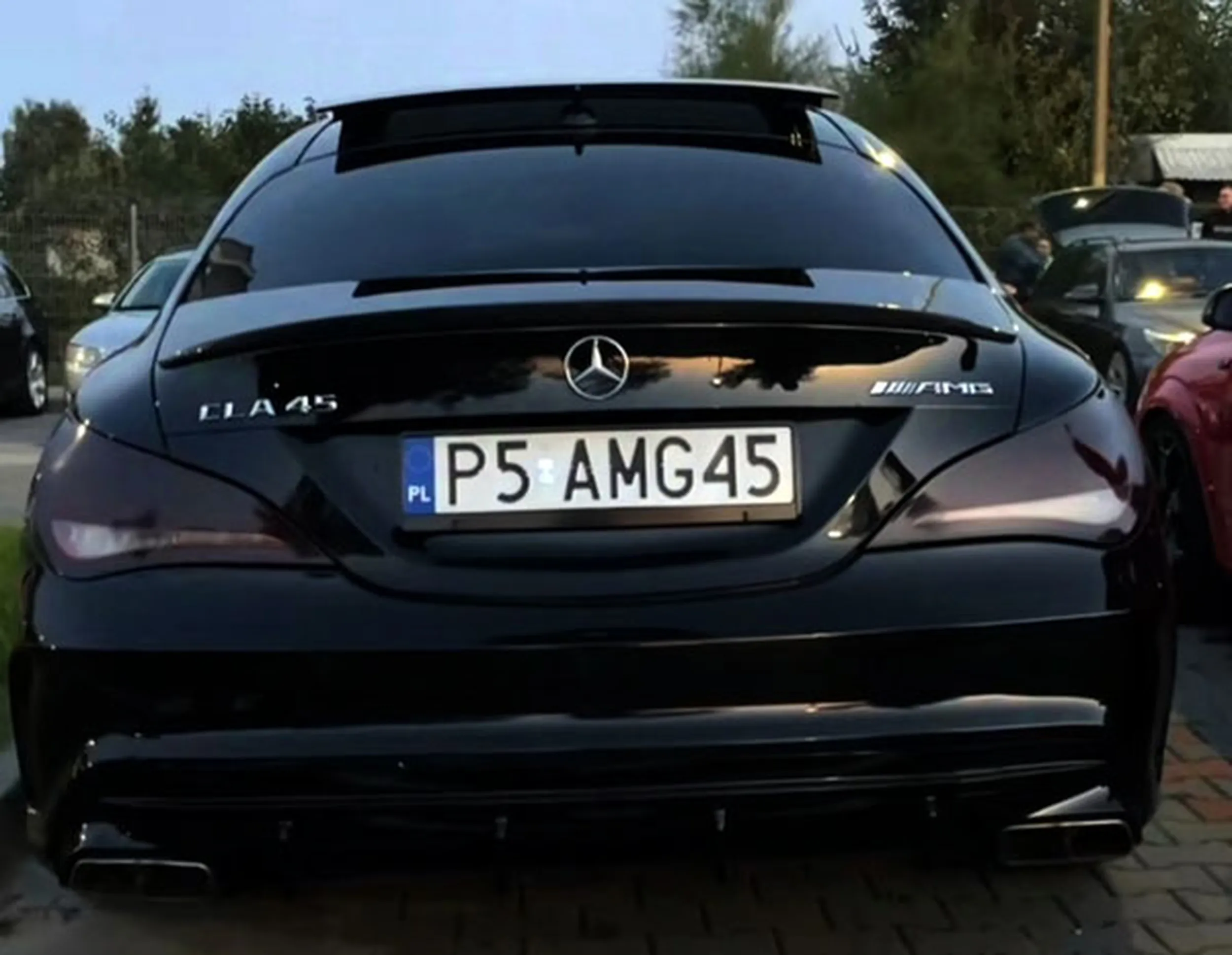 Fajny numer, blacha P5 AMG45