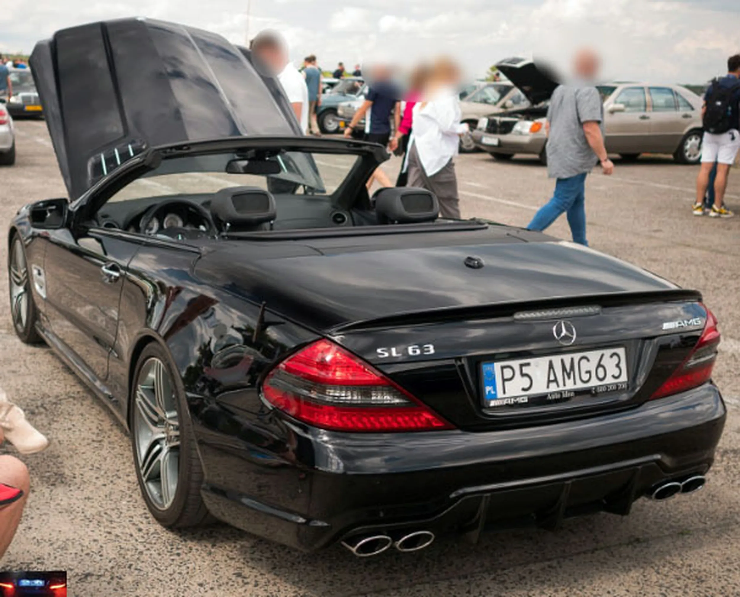 Fajny numer, blacha P5 AMG63