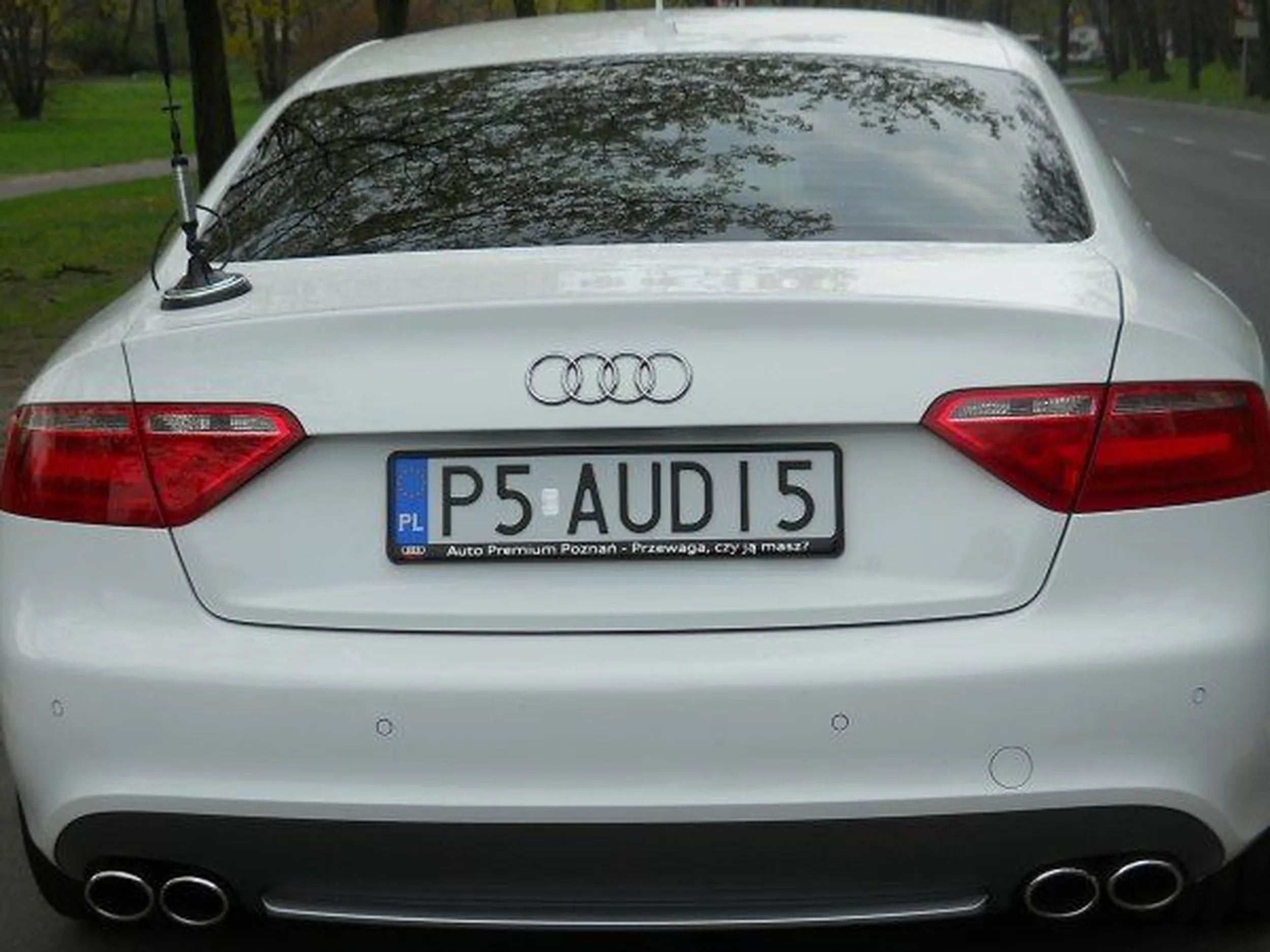 Fajny numer, blacha P5 AUDI5