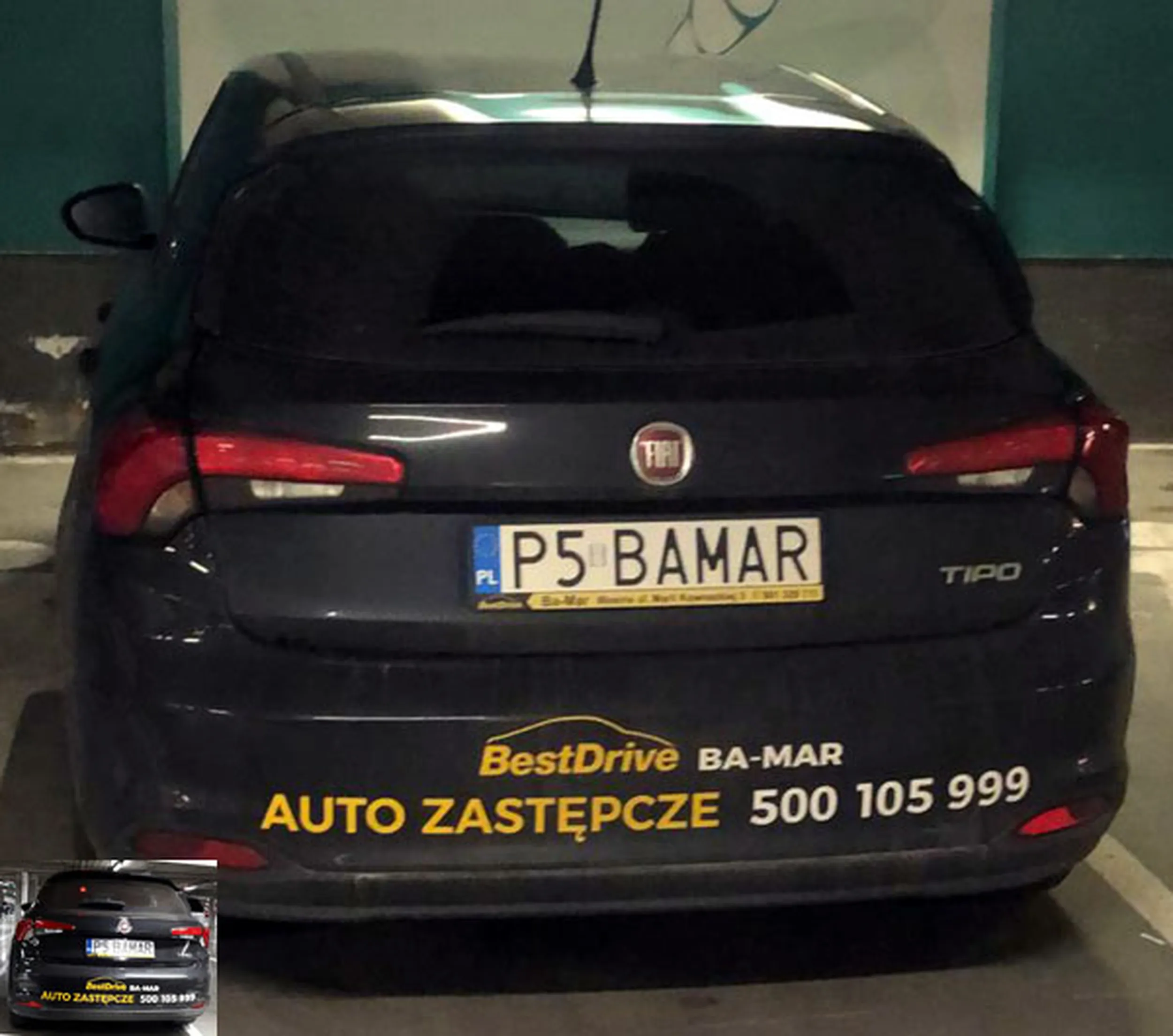 Fajny numer, blacha P5 BAMAR