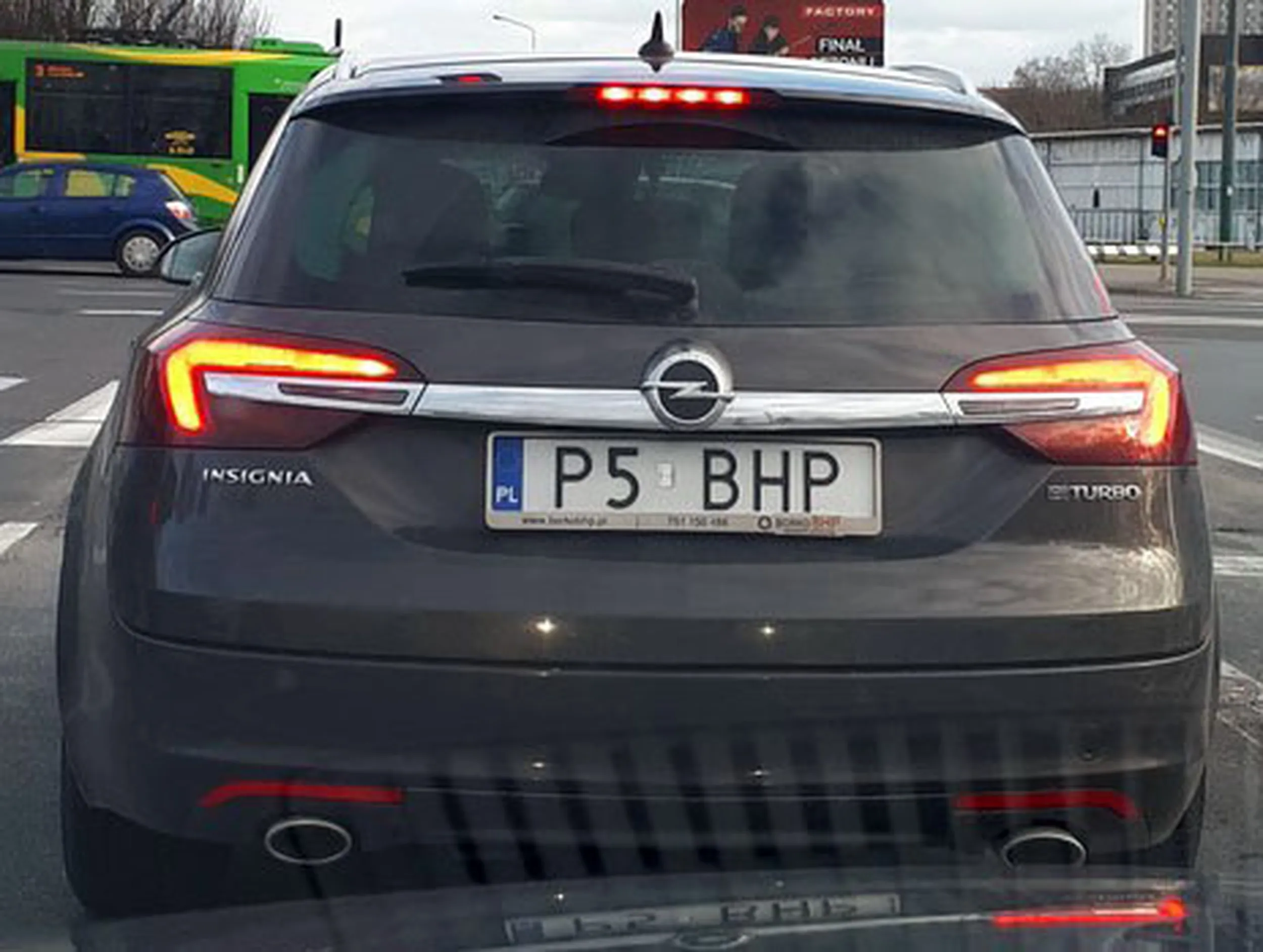 Fajny numer, blacha P5 BHP