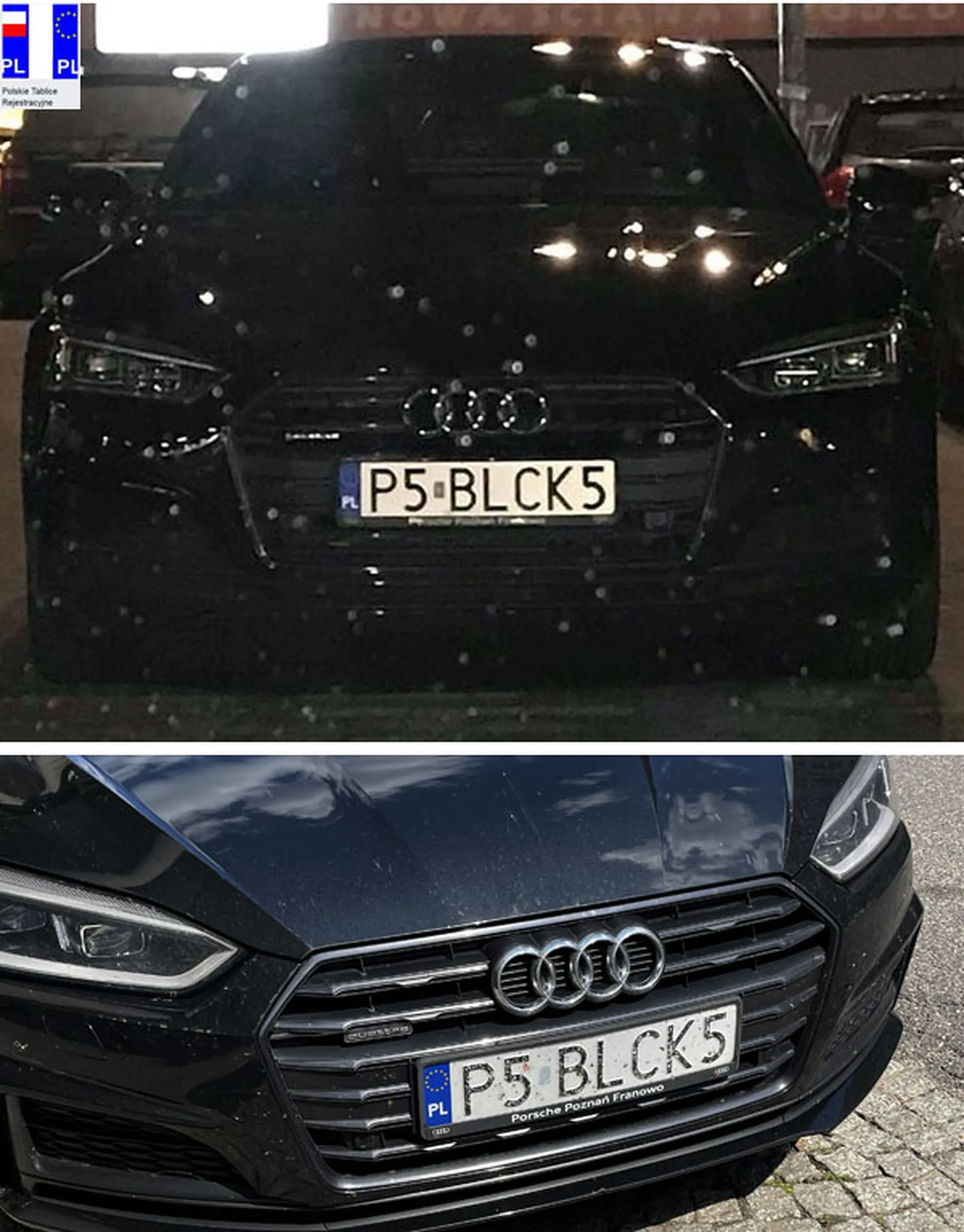 Fajny numer, blacha P5 BLCK5