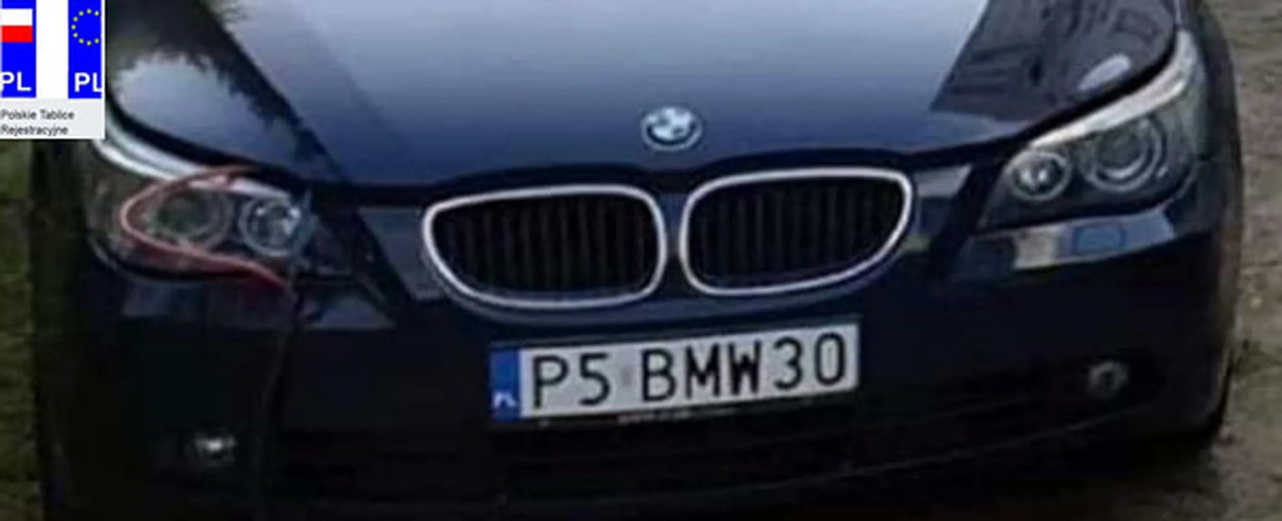 Fajny numer, blacha P5 BMW30