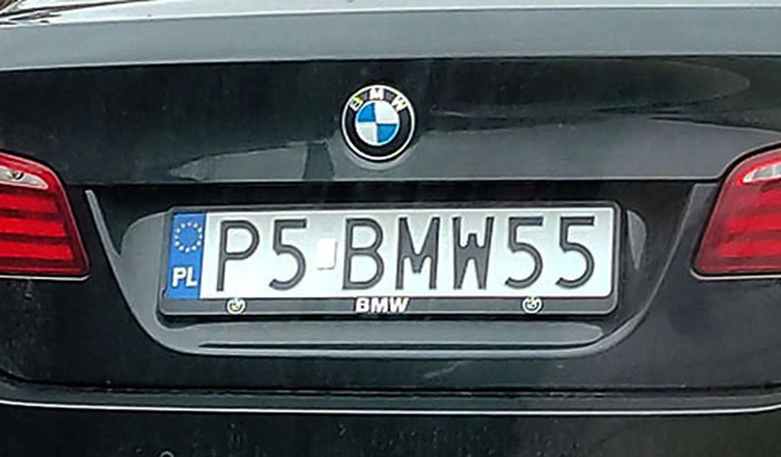 Fajny numer, blacha P5 BMW55