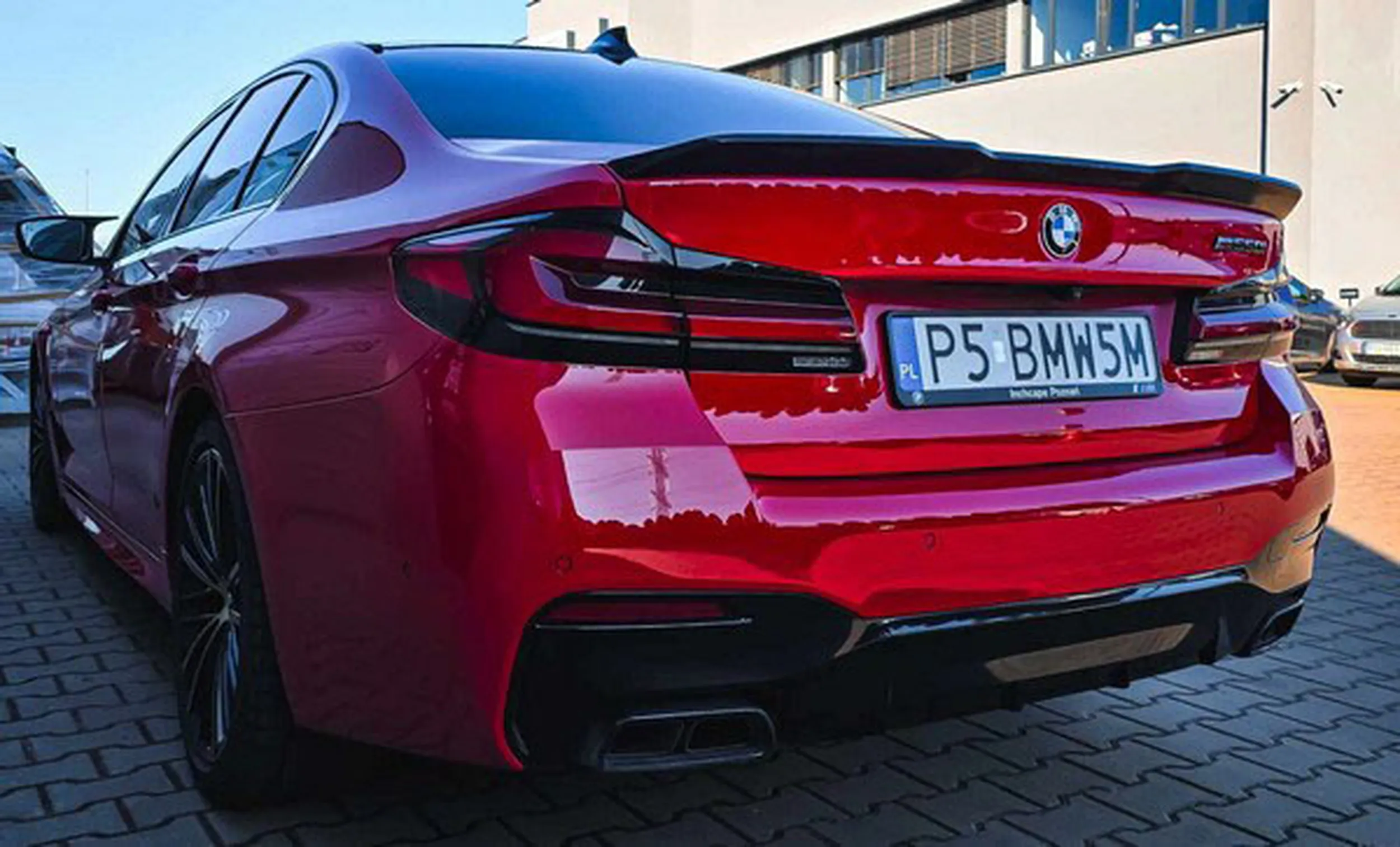 Fajny numer, blacha P5 BMW5M