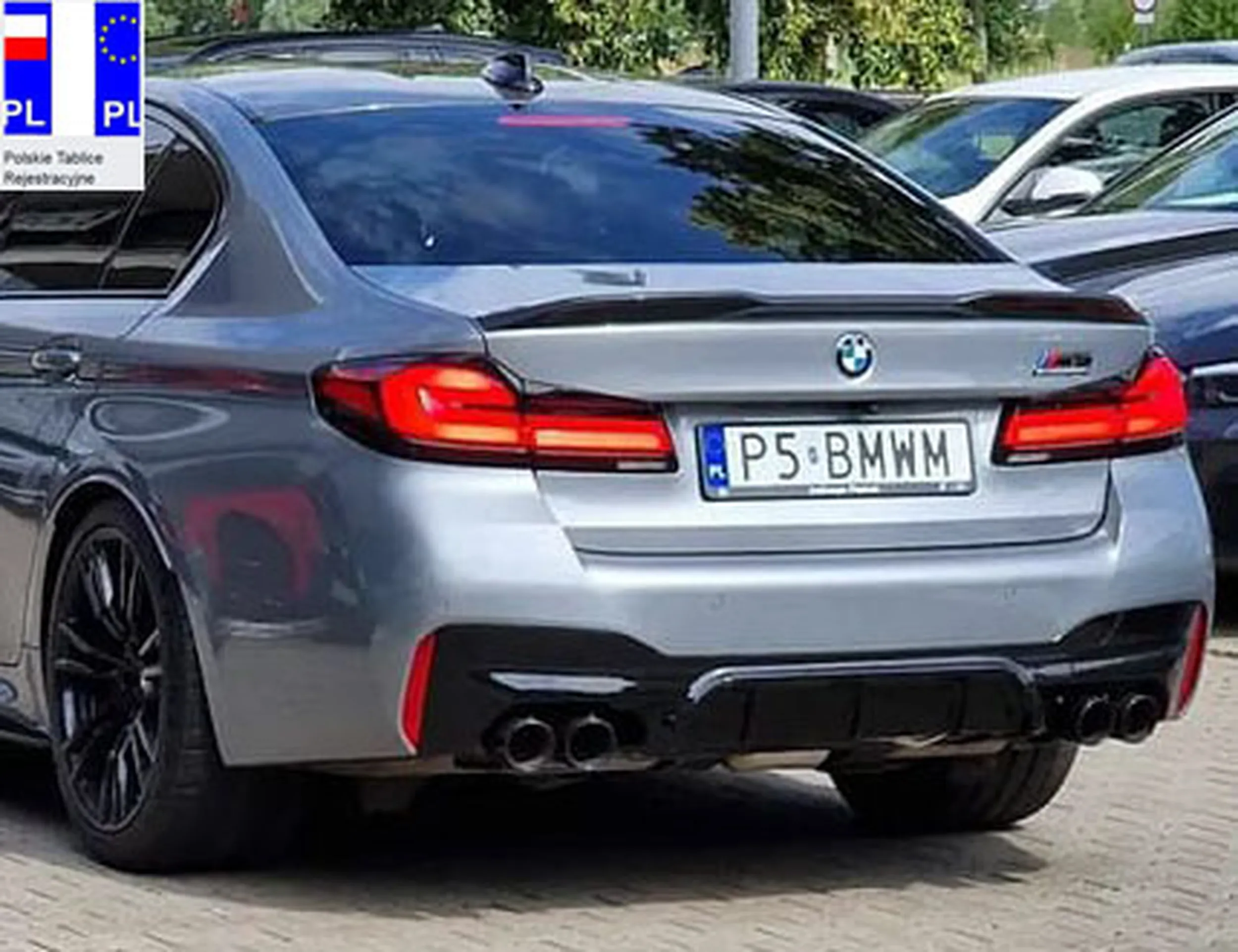 Fajny numer, blacha P5 BMWM