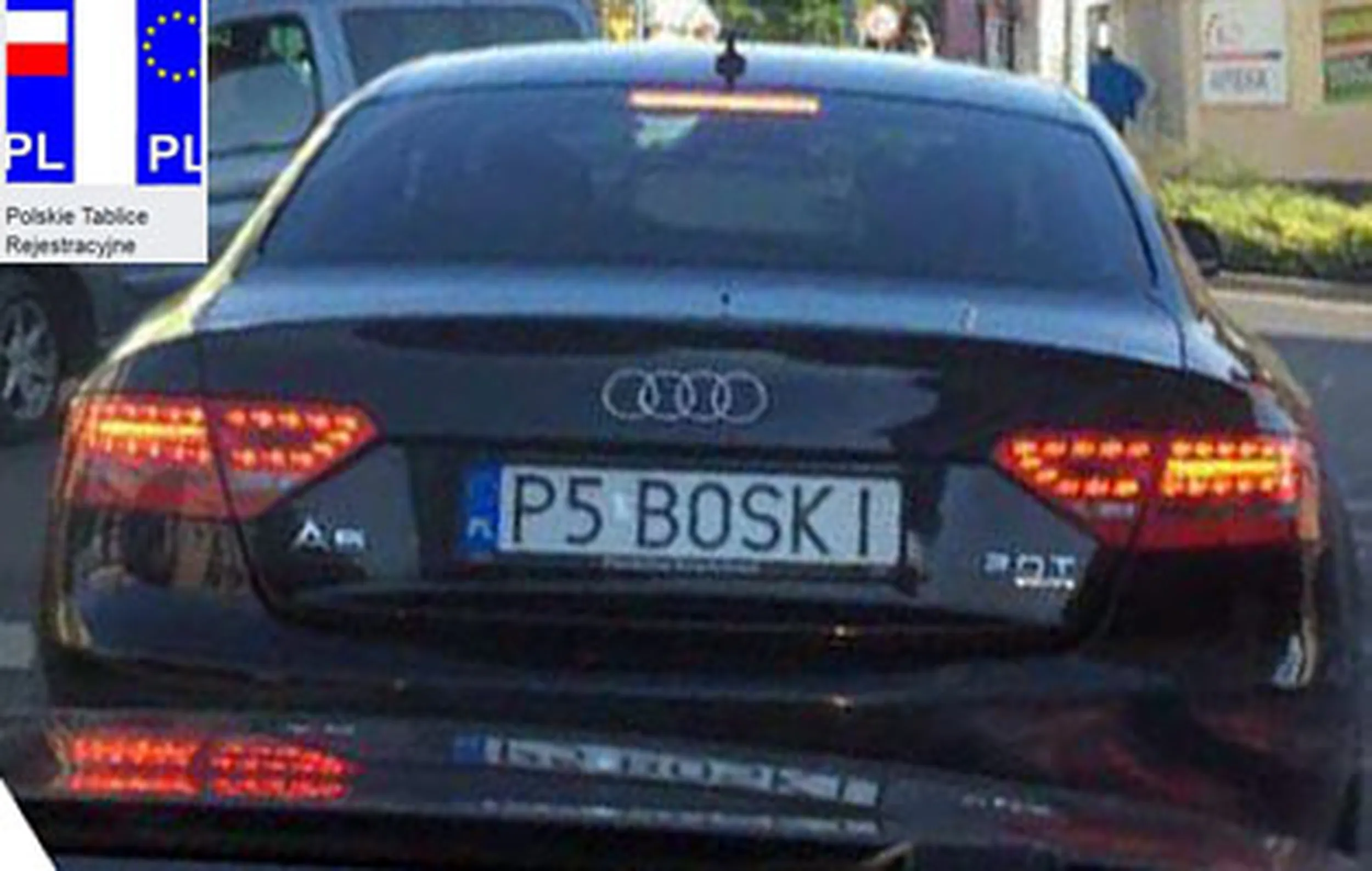 Fajny numer, blacha P5 BOSKI