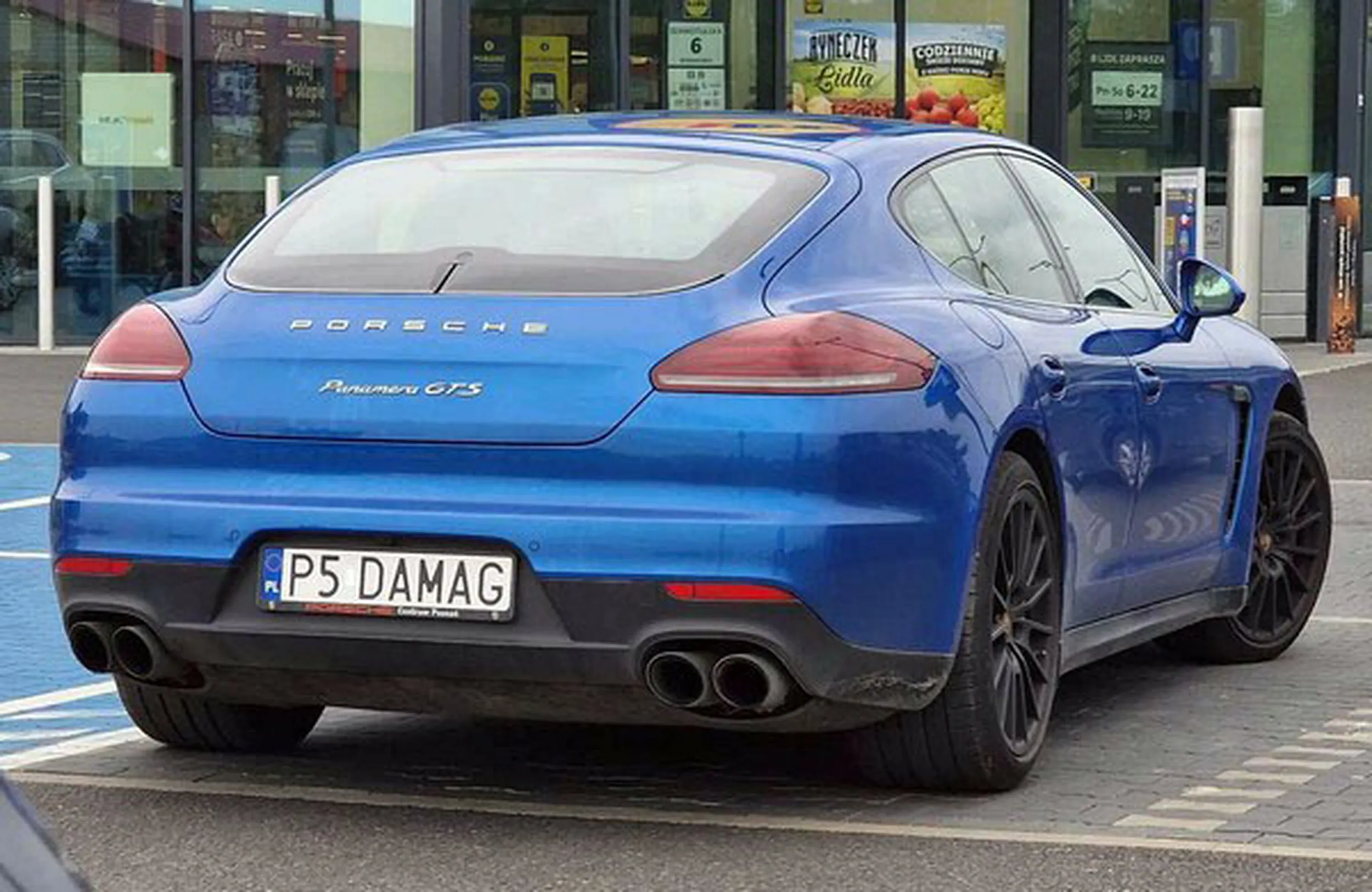 Fajny numer, blacha P5 DAMAG