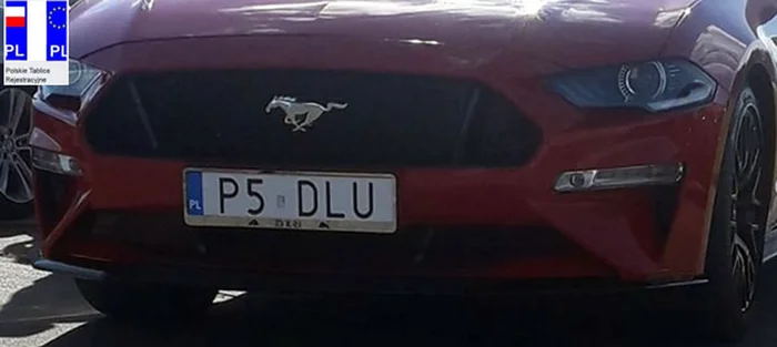 Fajny numer, blacha P5 DLU