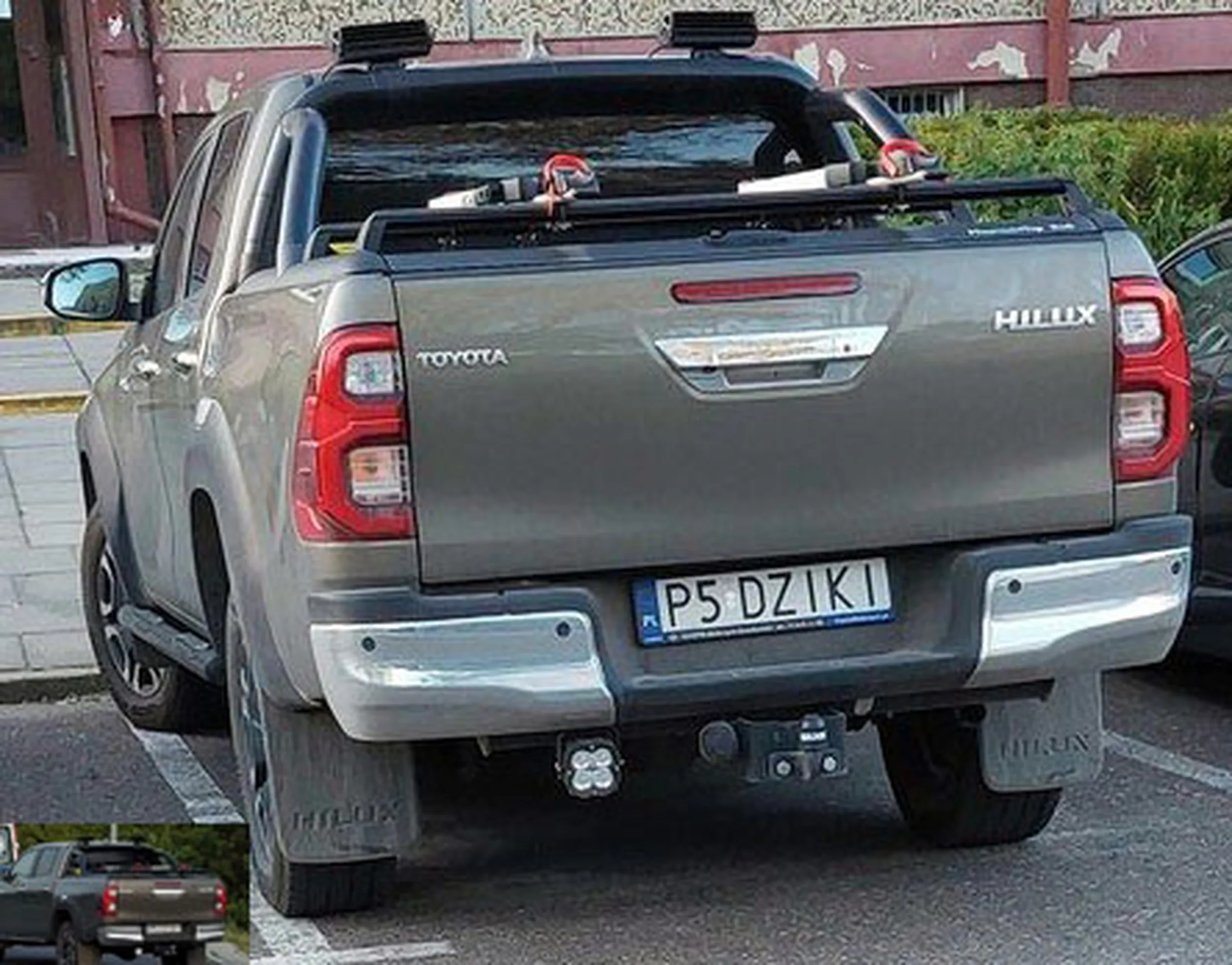 Fajny numer, blacha P5 DZIKI