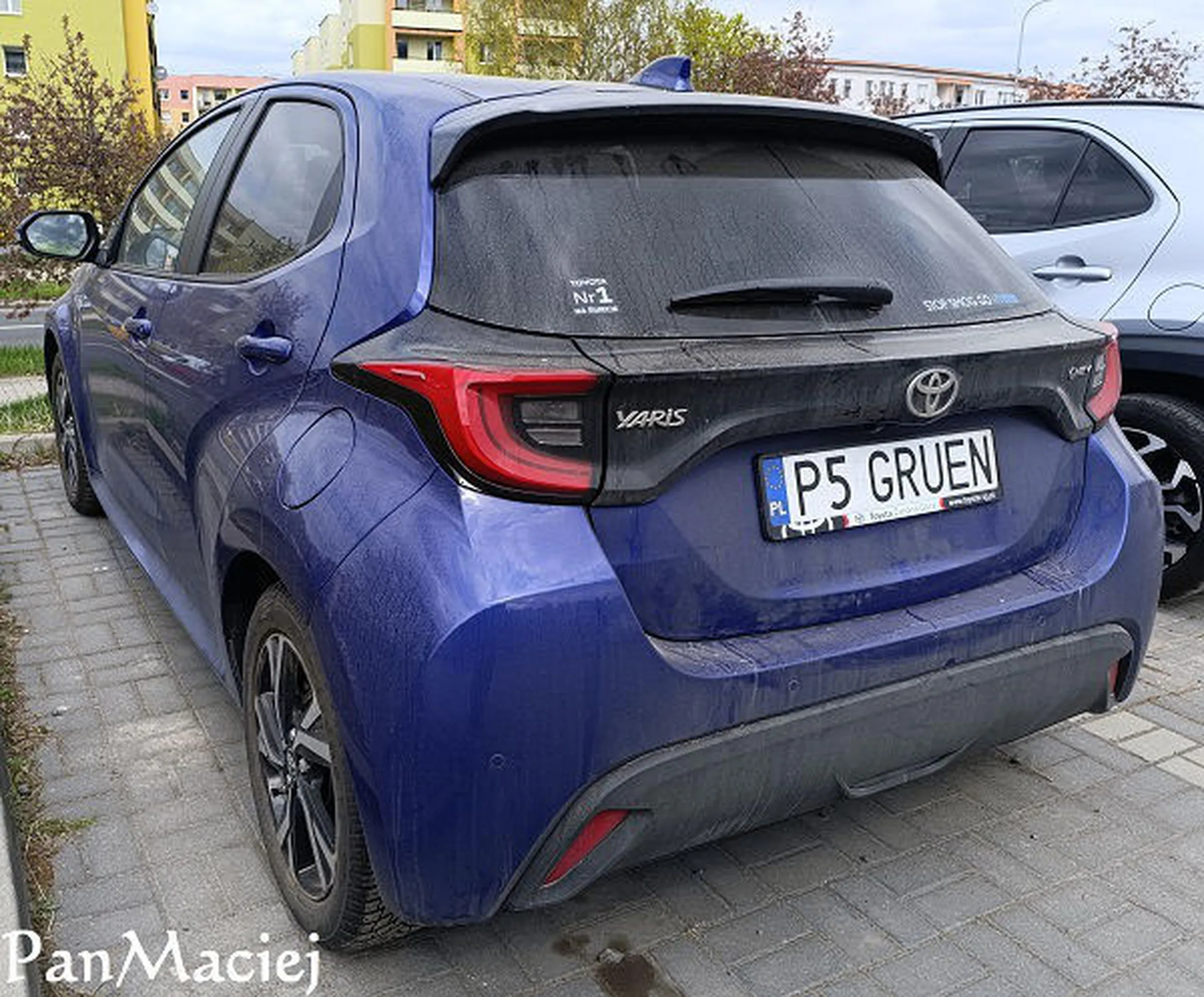 Fajny numer, blacha P5 GRUEN