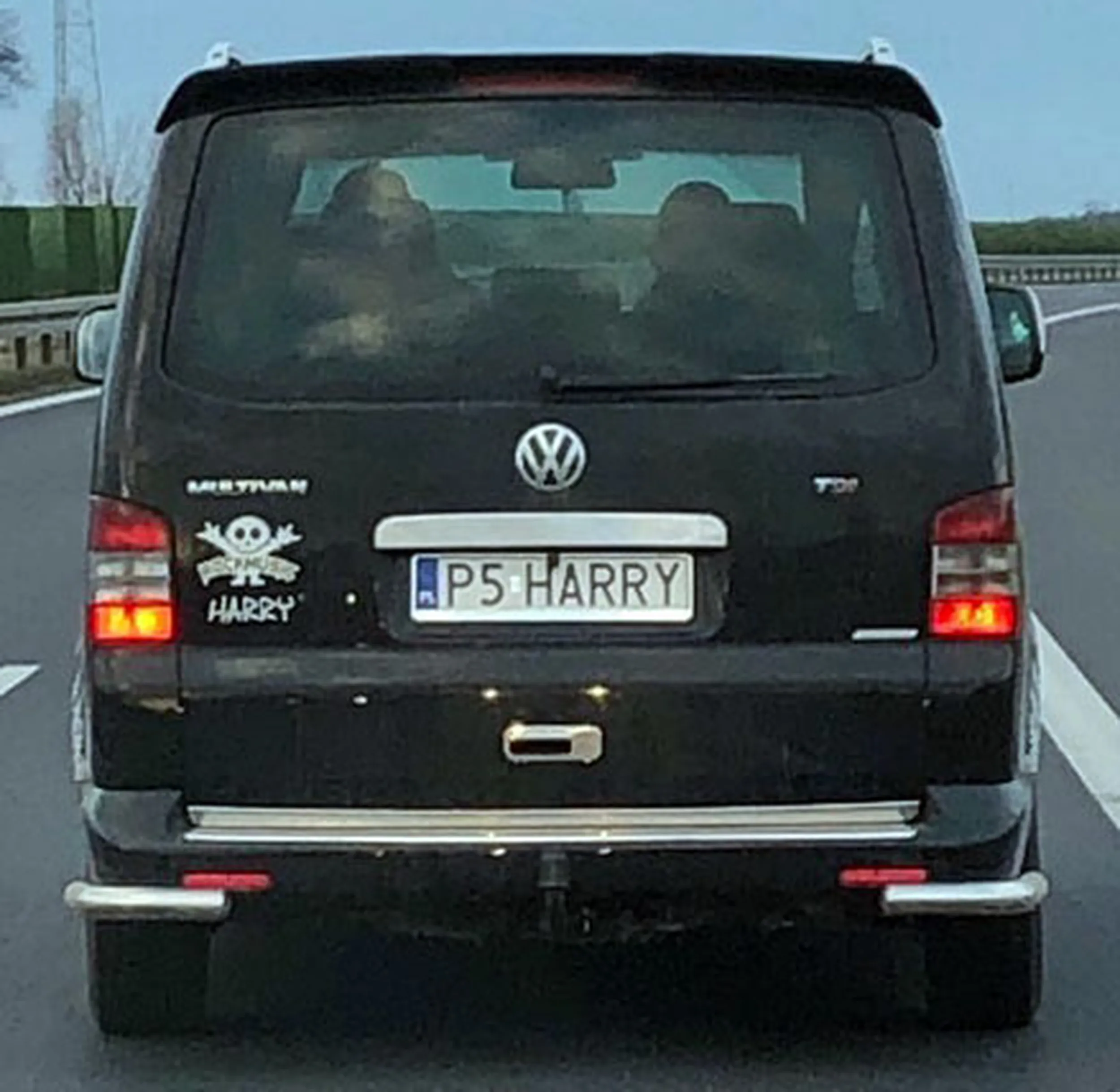 Fajny numer, blacha P5 HARRY