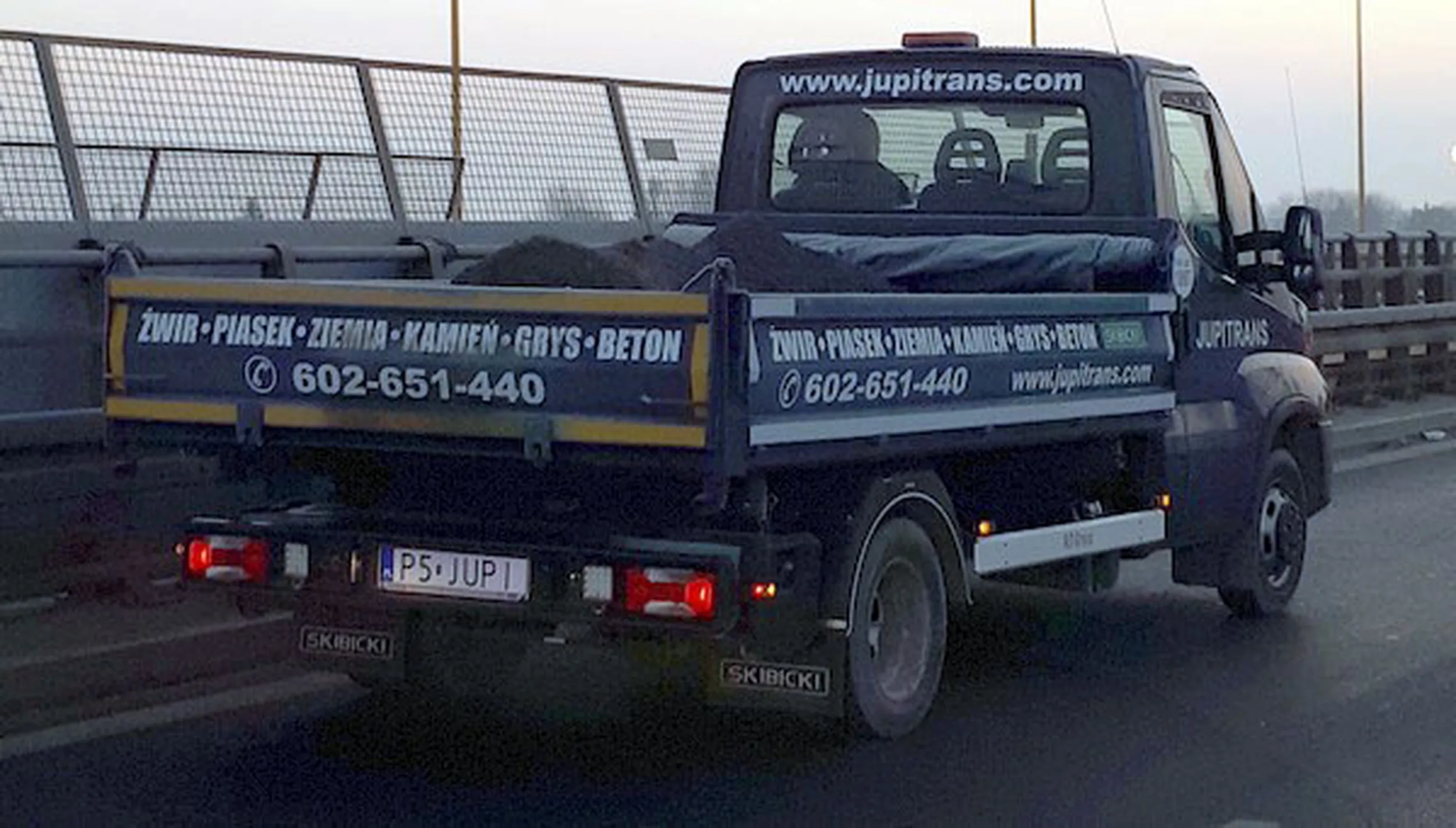 Fajny numer, blacha P5 JUPI