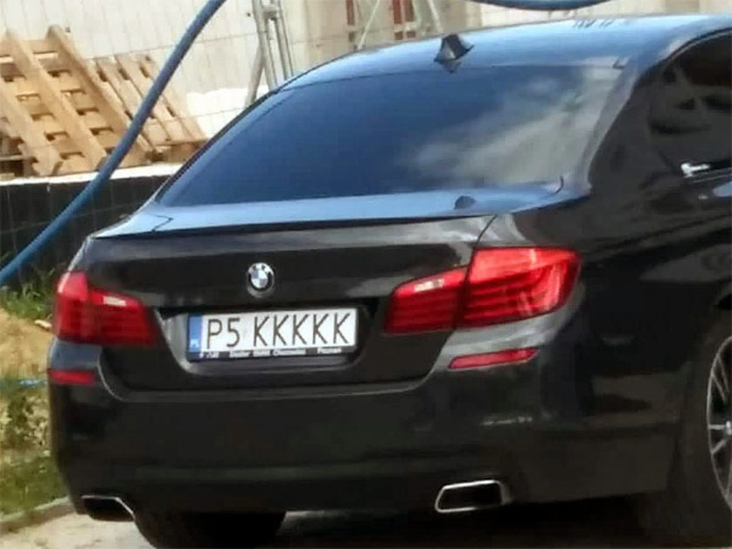 Fajny numer, blacha P5 KKKKK