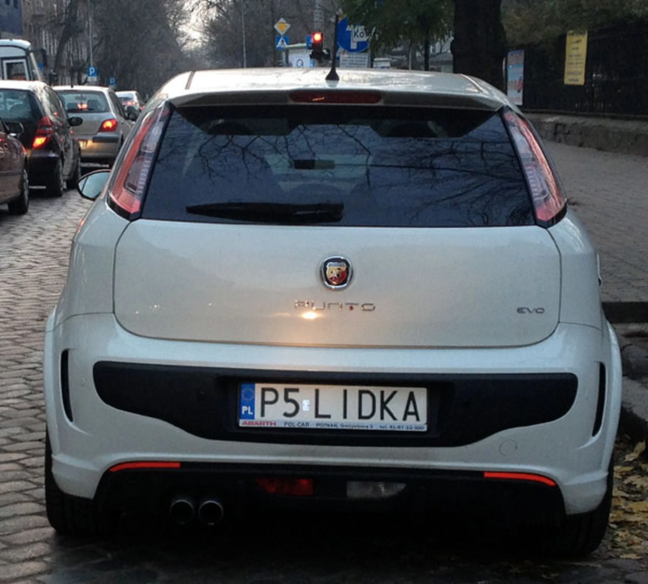 Fajny numer, blacha P5 LIDKA