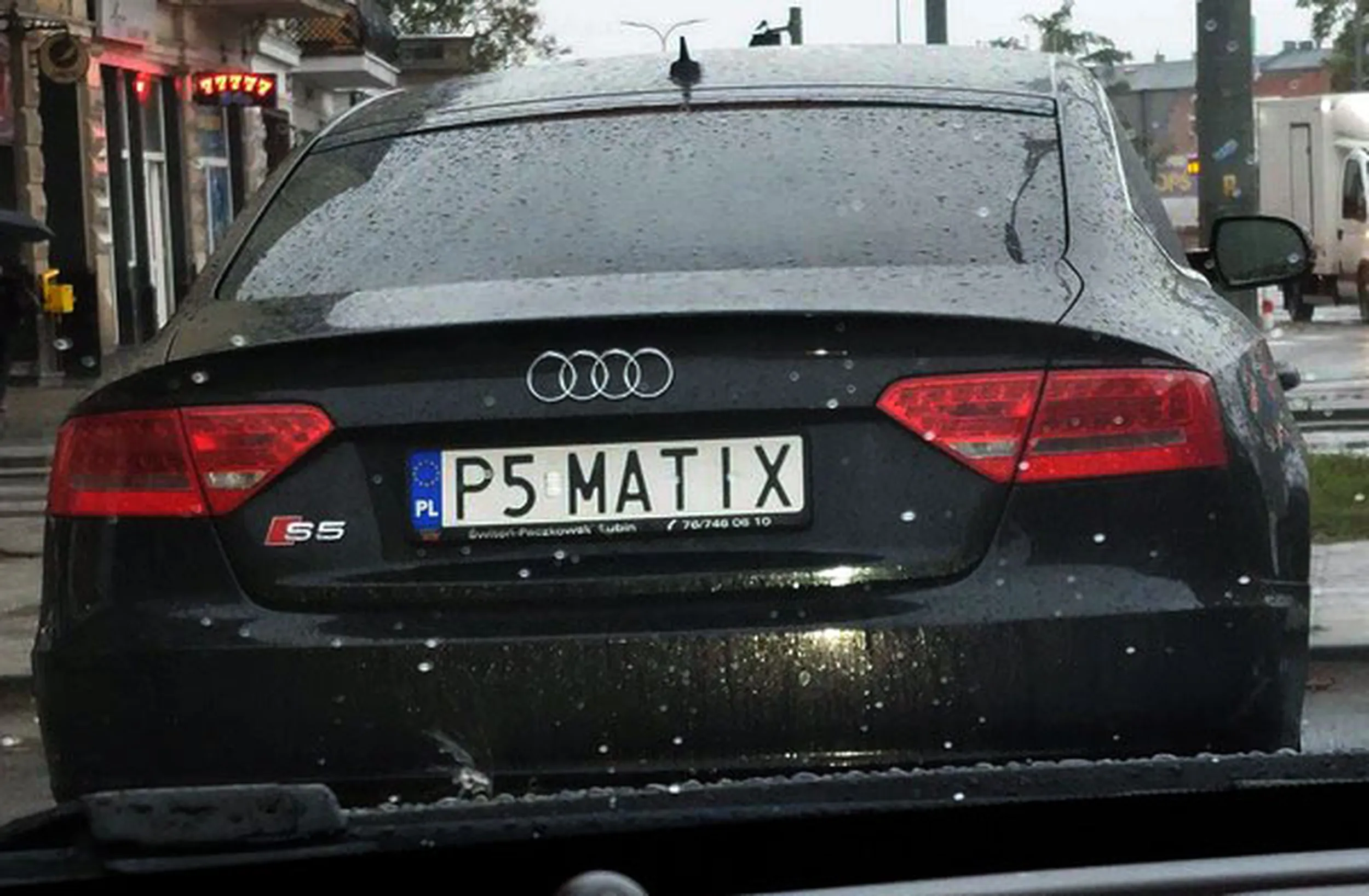 Fajny numer, blacha P5 MATIX