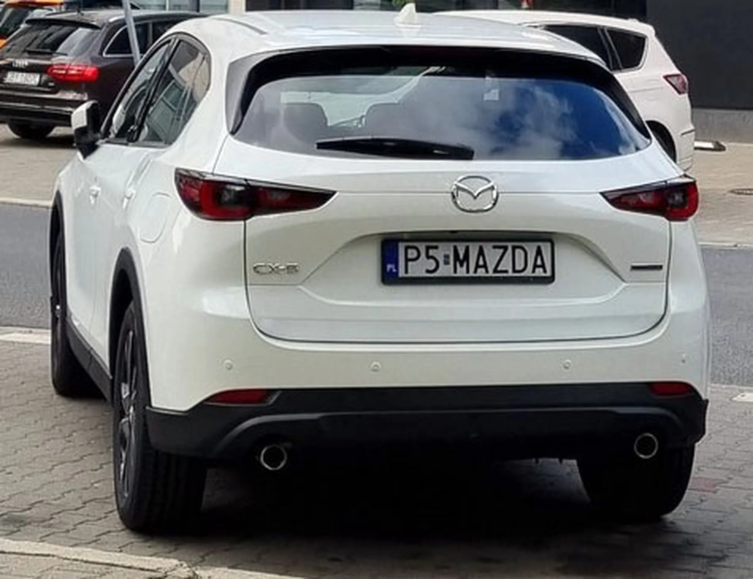 Fajny numer, blacha P5 MAZDA