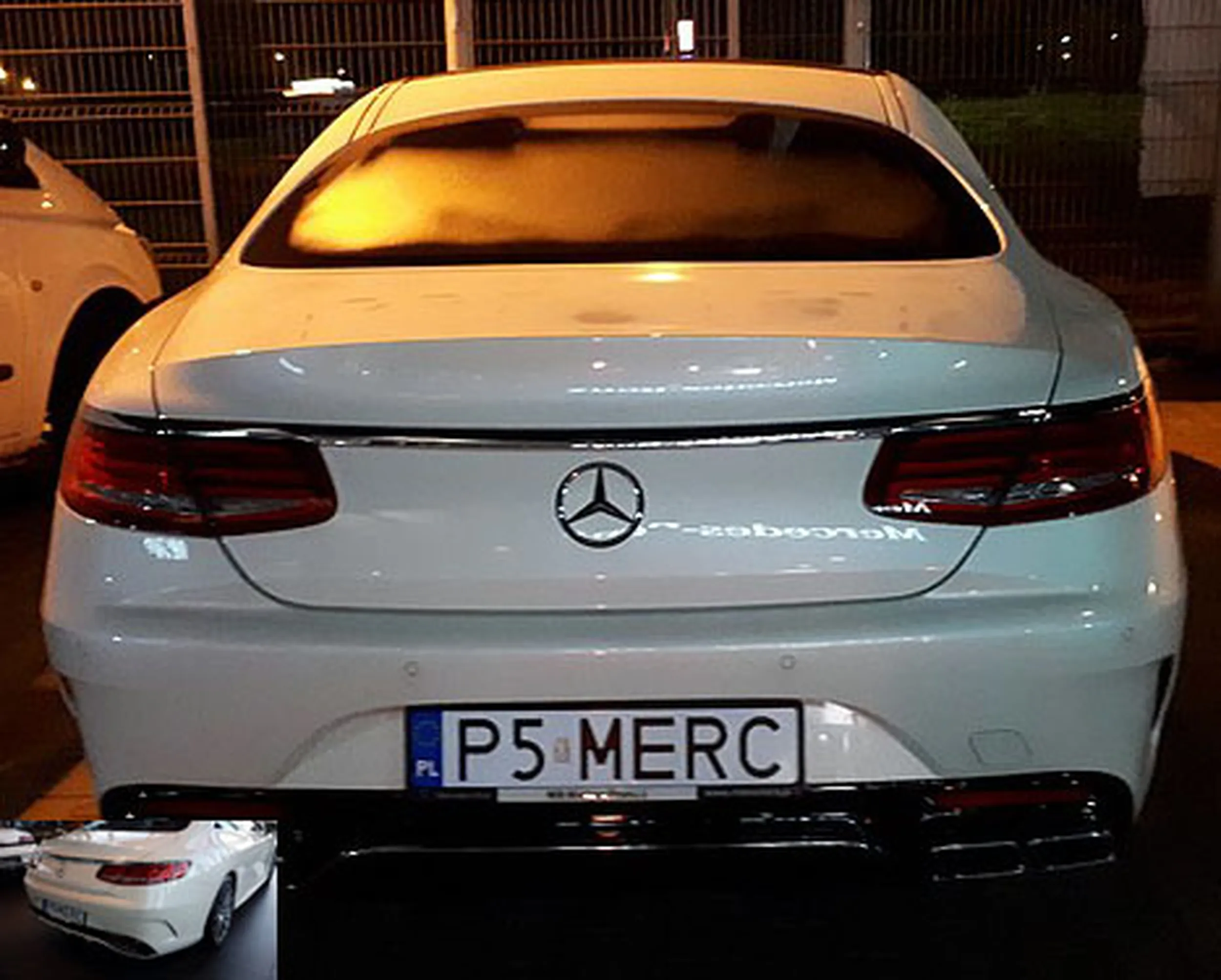 Fajny numer, blacha P5 MERC