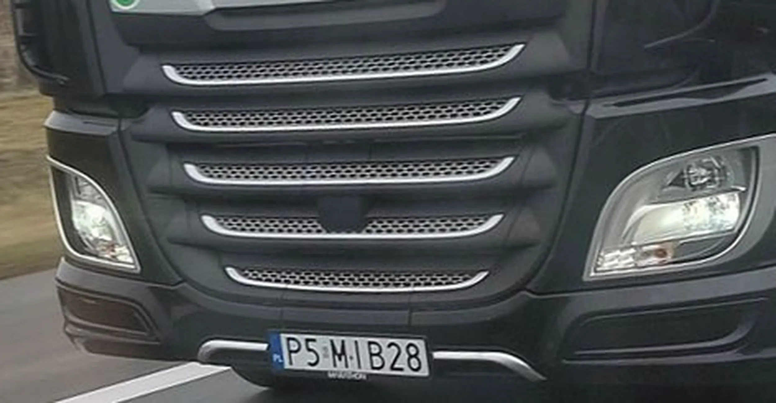 Fajny numer, blacha P5 MIB28