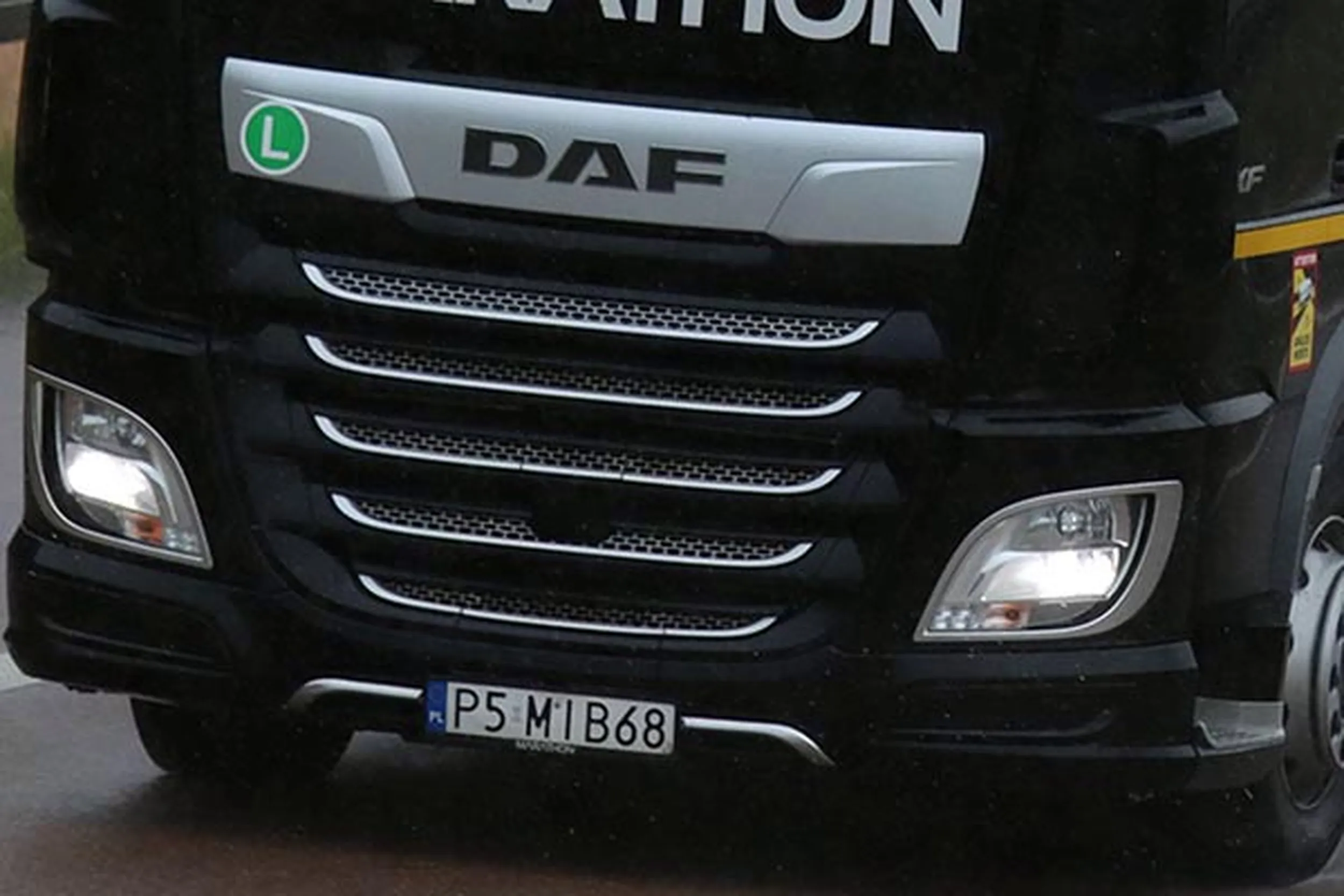 Fajny numer, blacha P5 MIB68