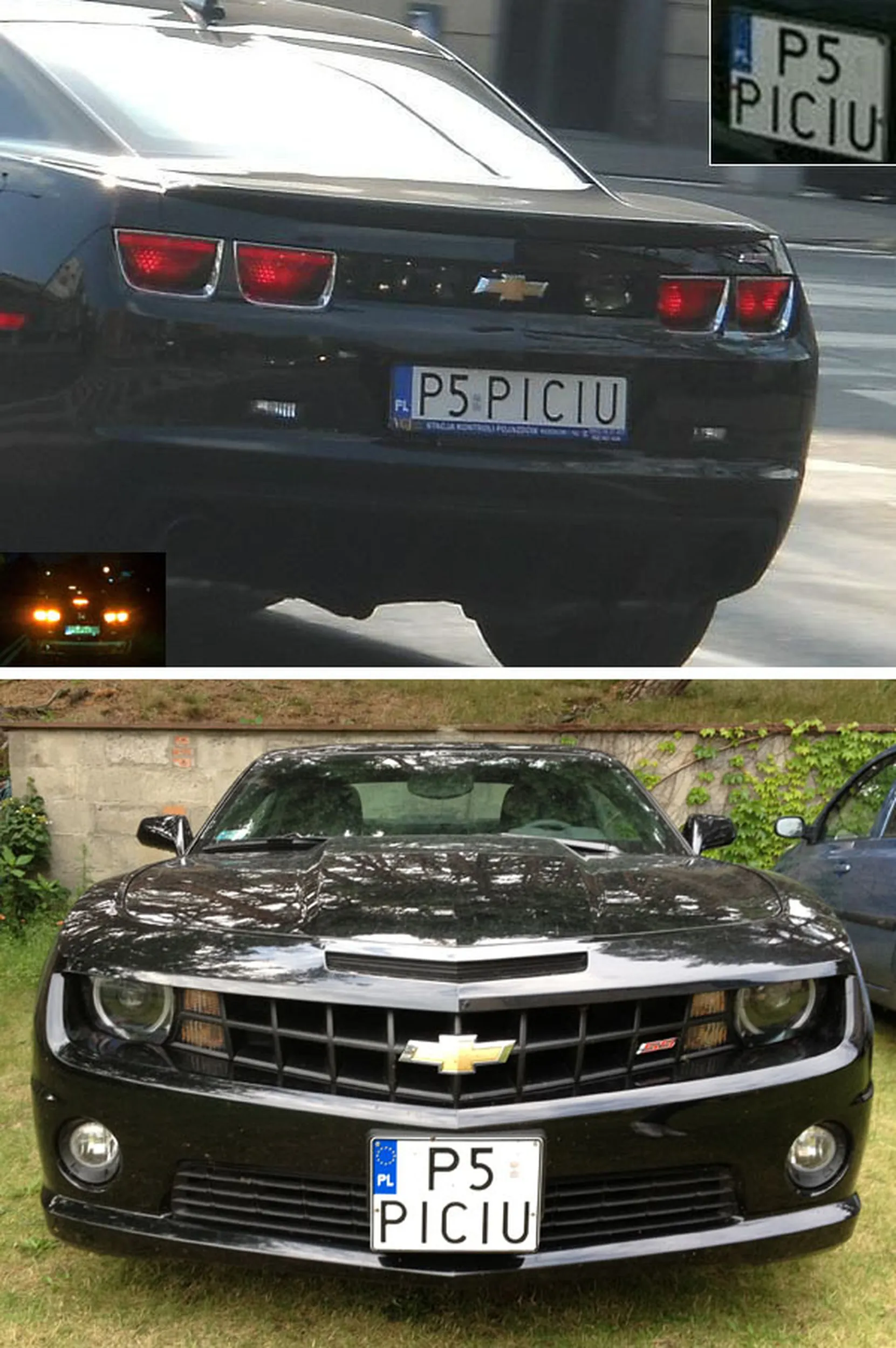 Fajny numer, blacha P5 PICIU