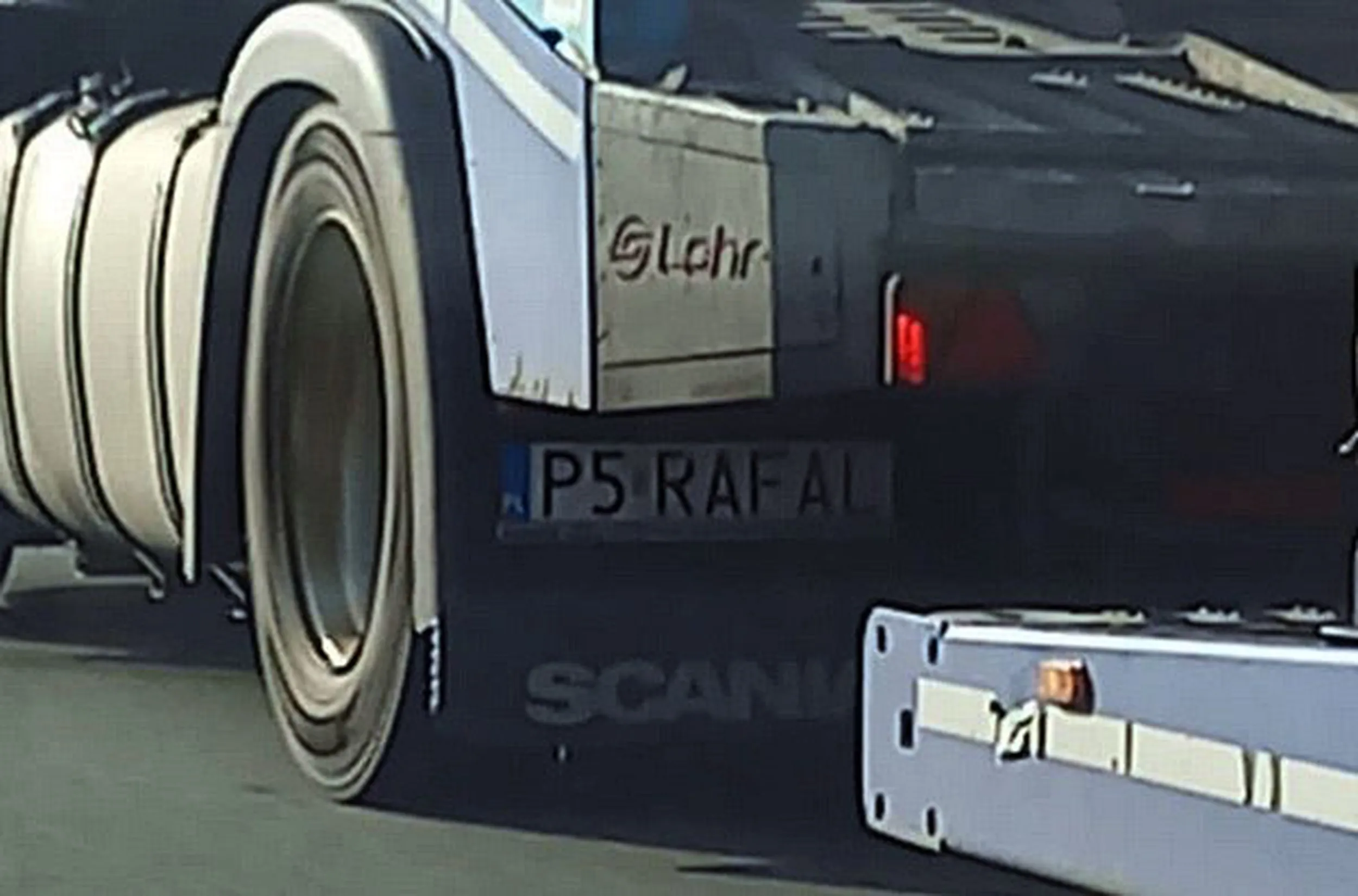 Fajny numer, blacha P5 RAFAL