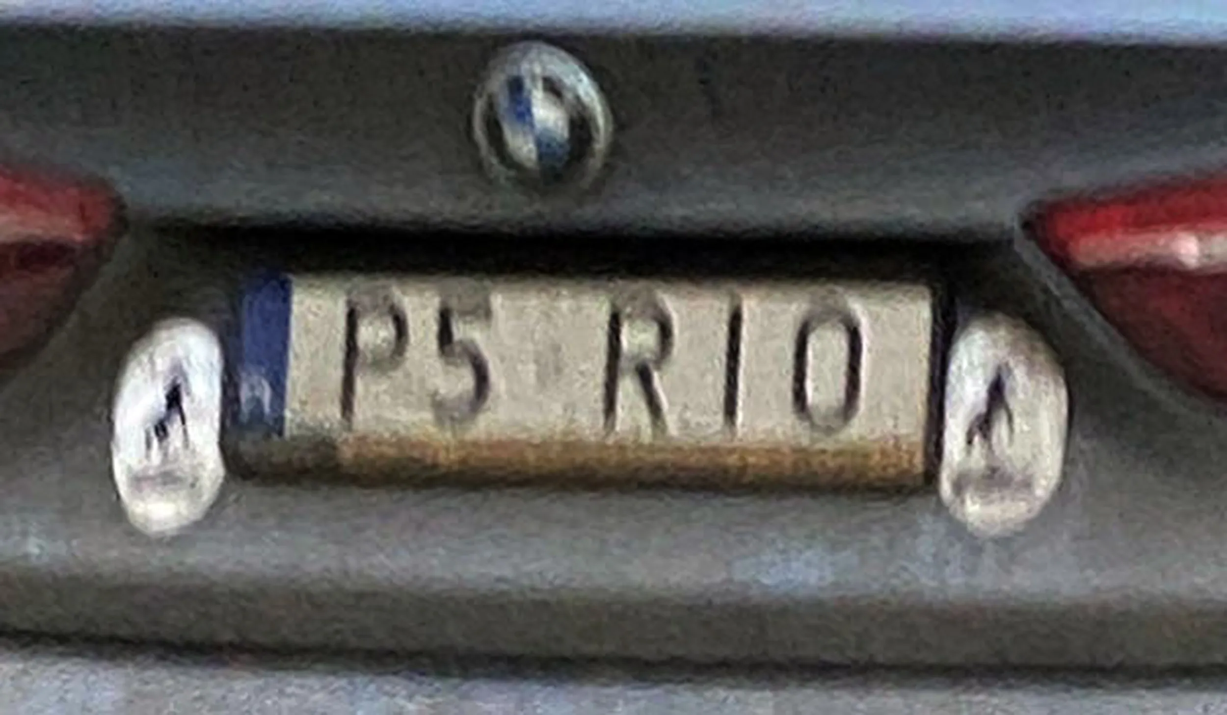 Fajny numer, blacha P5 RIO