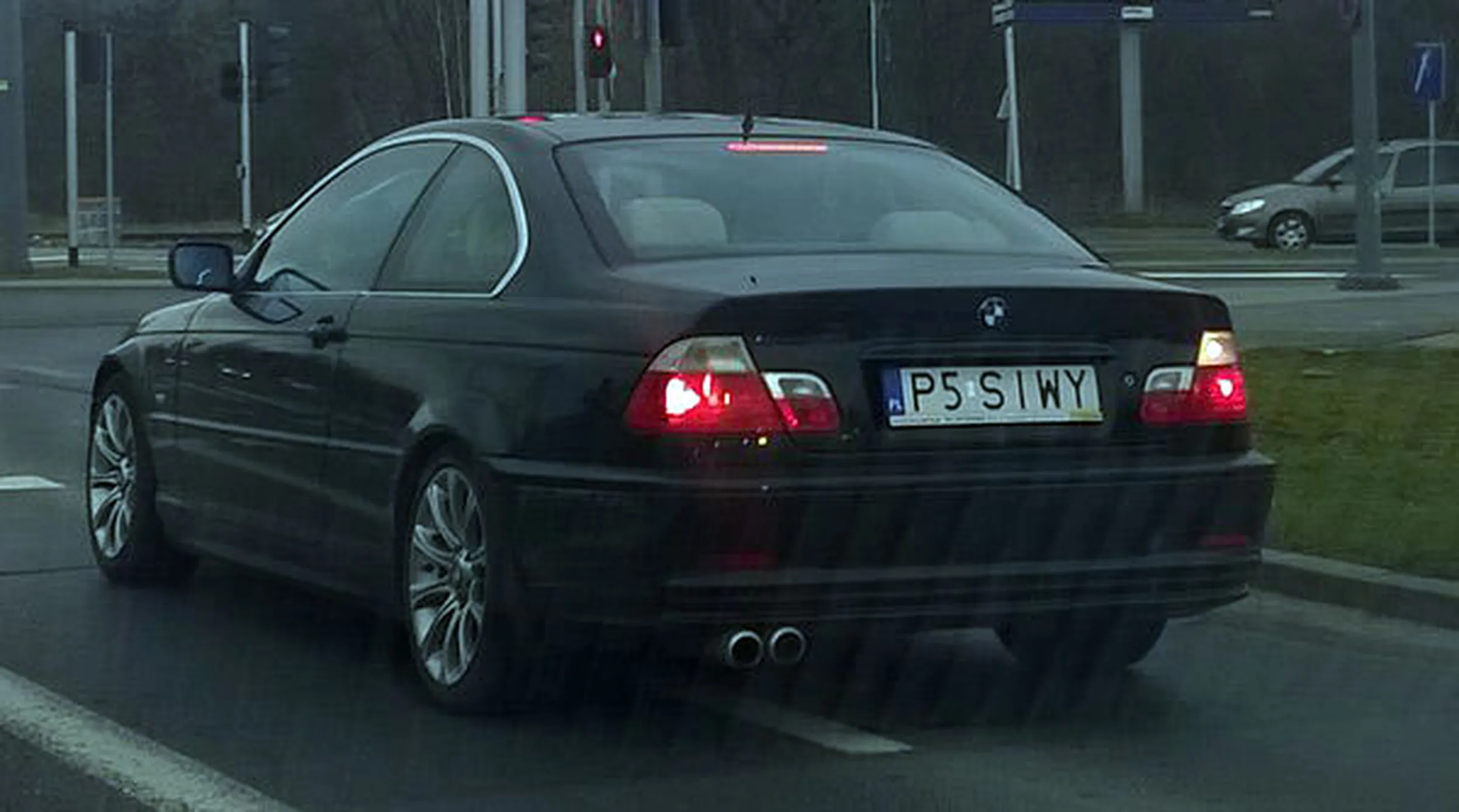 Fajny numer, blacha P5 SIWY