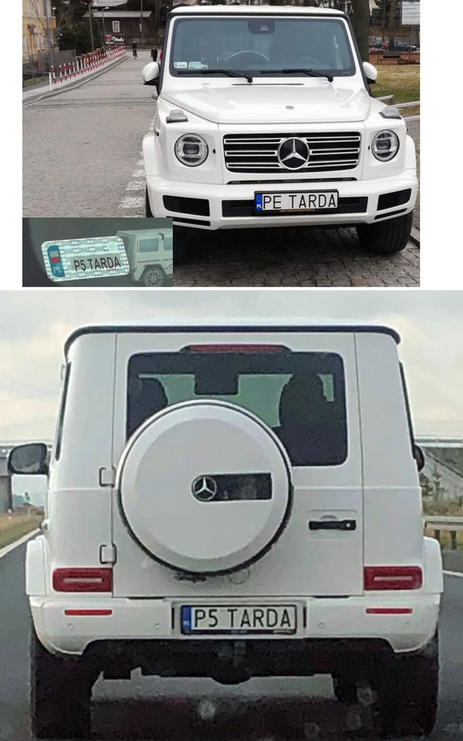 Fajny numer, blacha P5 TARDA