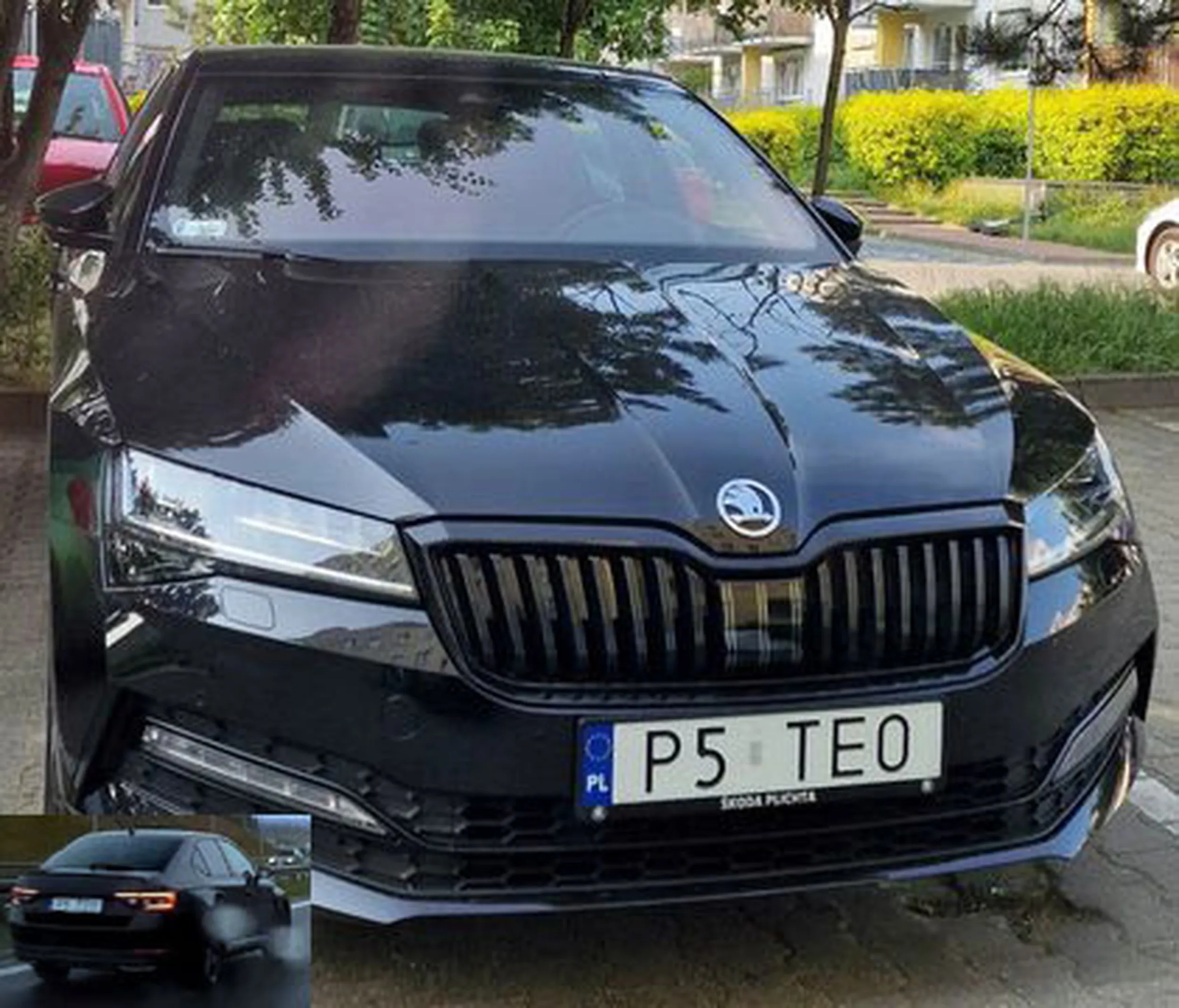 Fajny numer, blacha P5 TEO