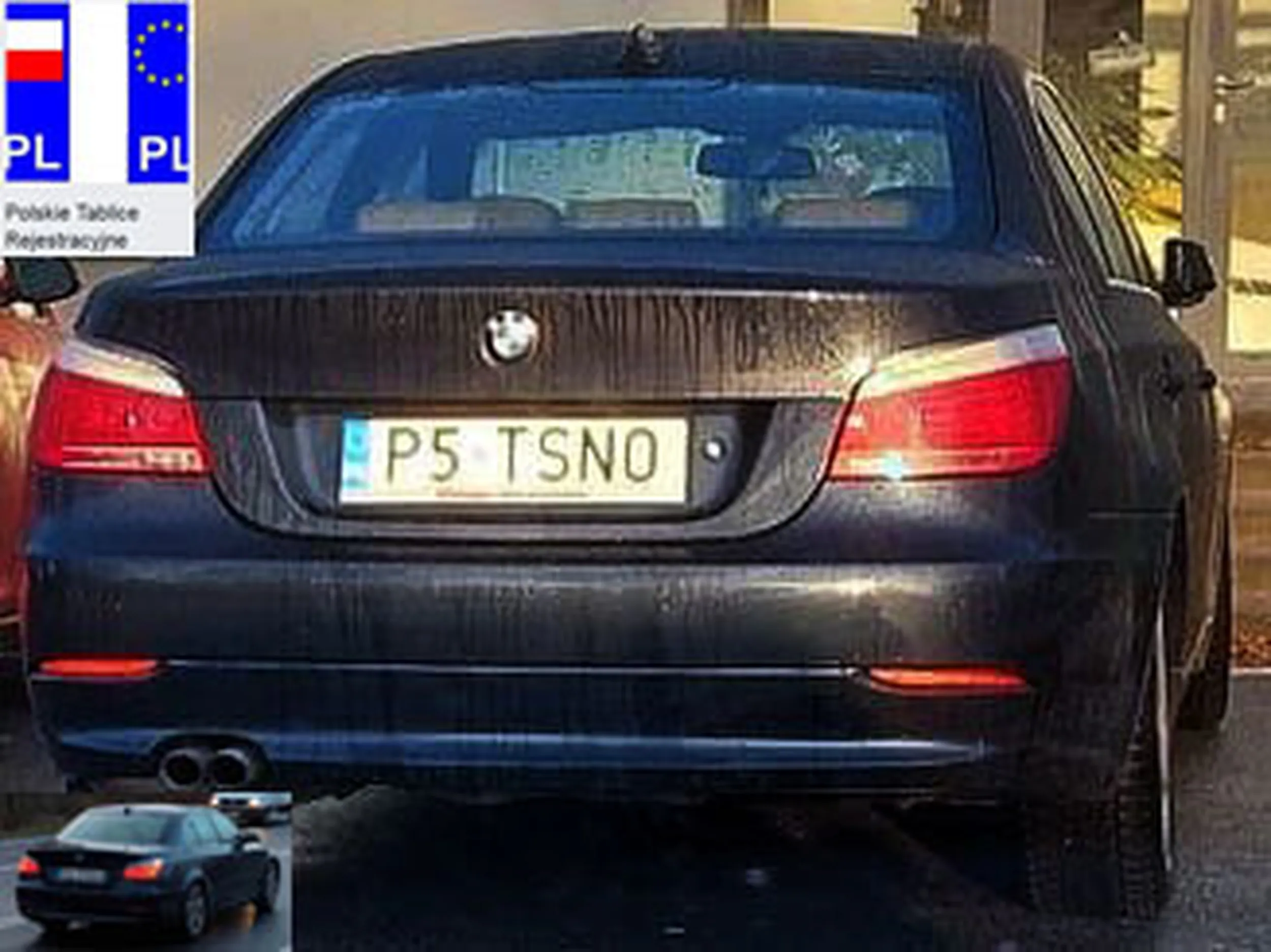 Fajny numer, blacha P5 TSNO